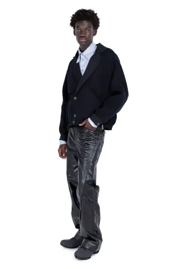 KIKO KOSTADINOV LIPELLA BOMBER JACKET - MATT BLACK/NIGHT BLACK