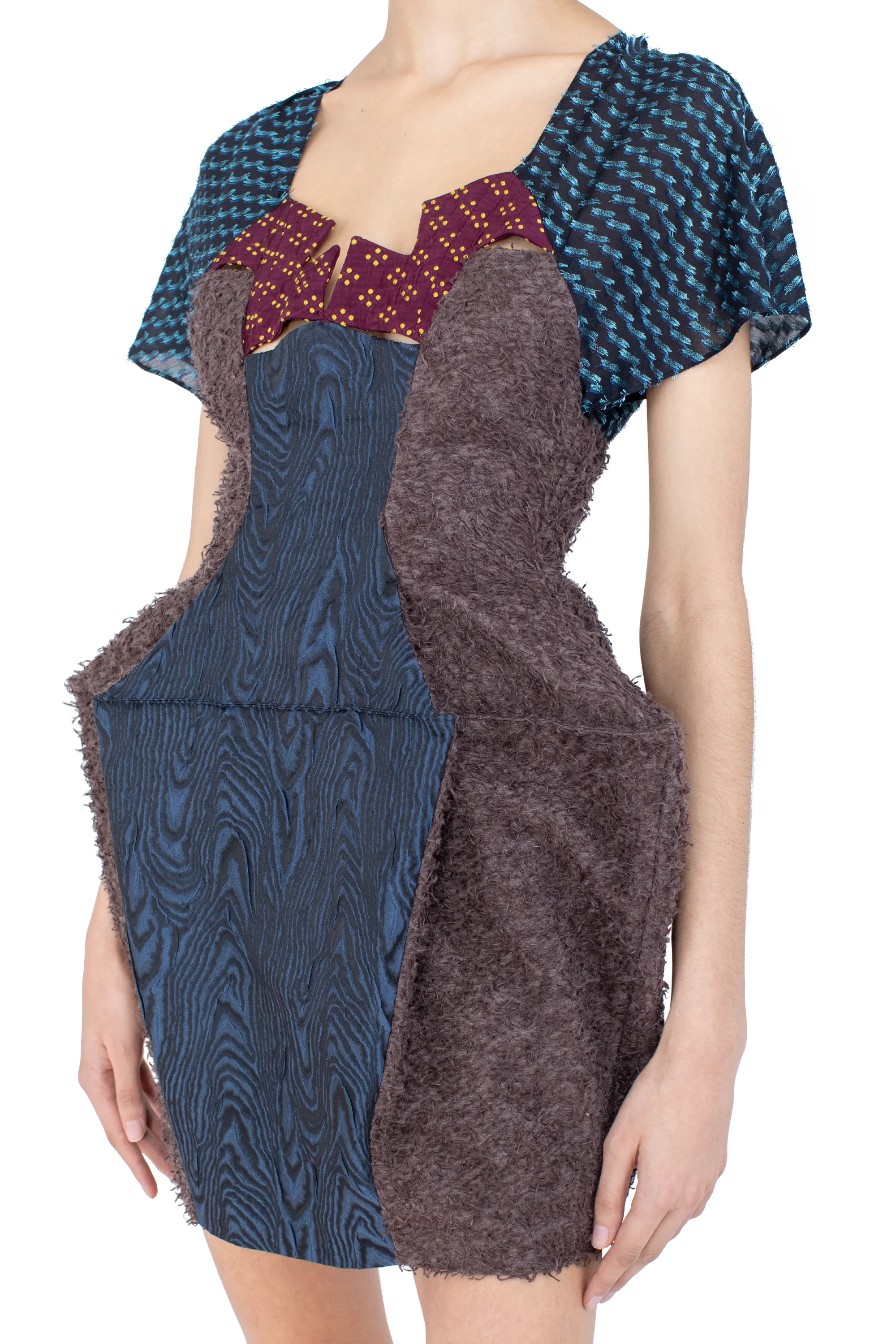 KIKO KOSTADINOV MEDALLION DRESS - DAKOTA BLUE
