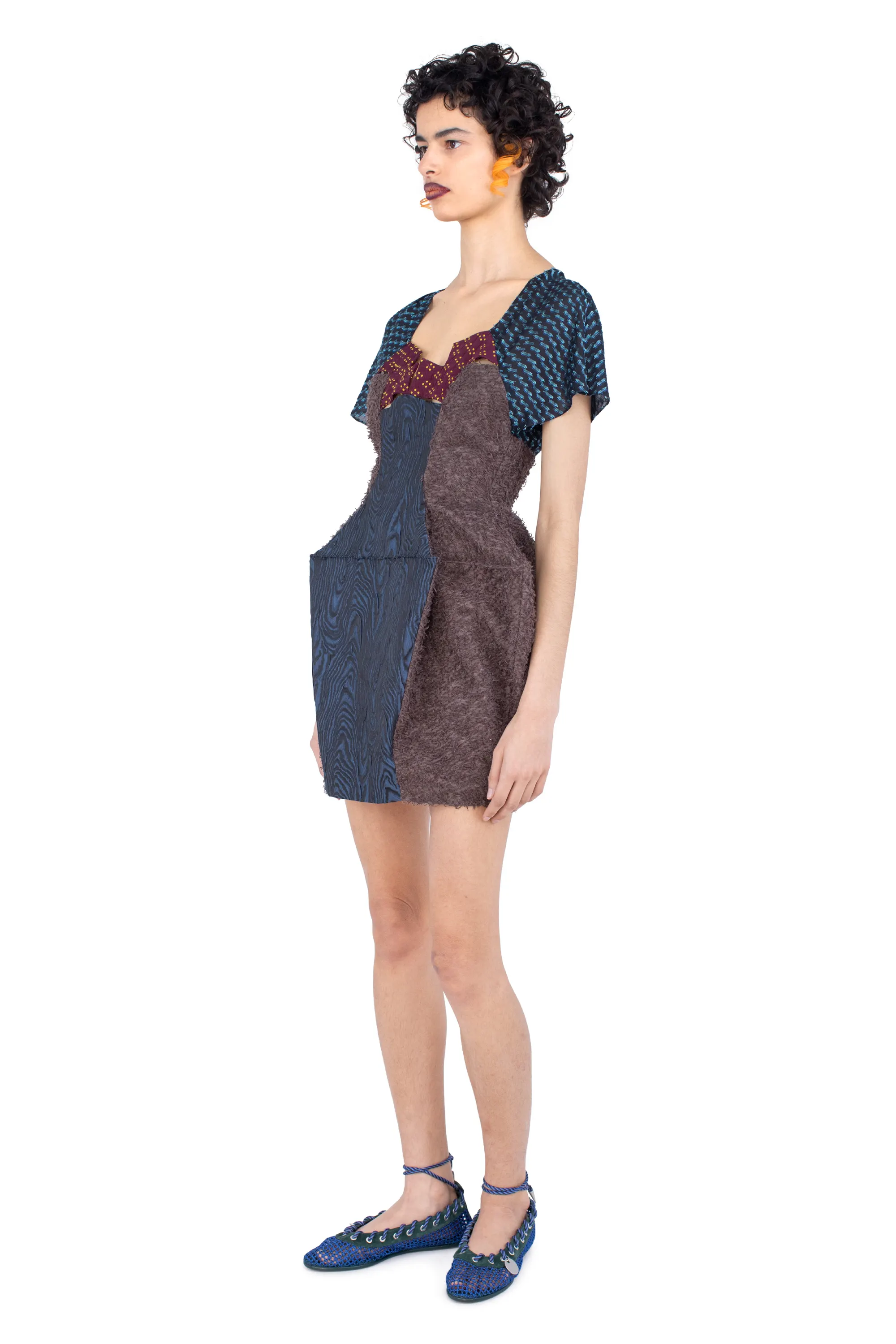 KIKO KOSTADINOV MEDALLION DRESS - DAKOTA BLUE