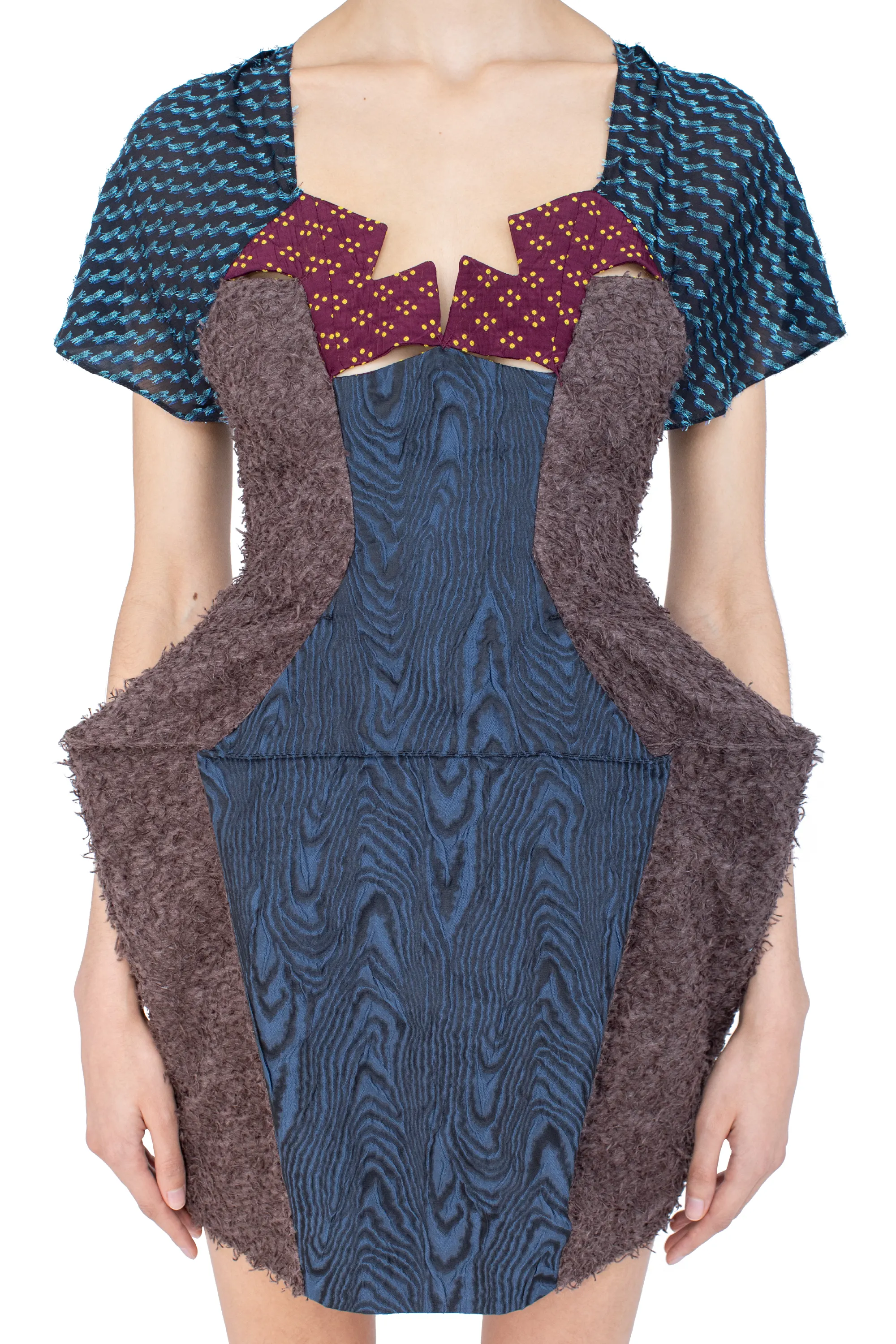 KIKO KOSTADINOV MEDALLION DRESS - DAKOTA BLUE