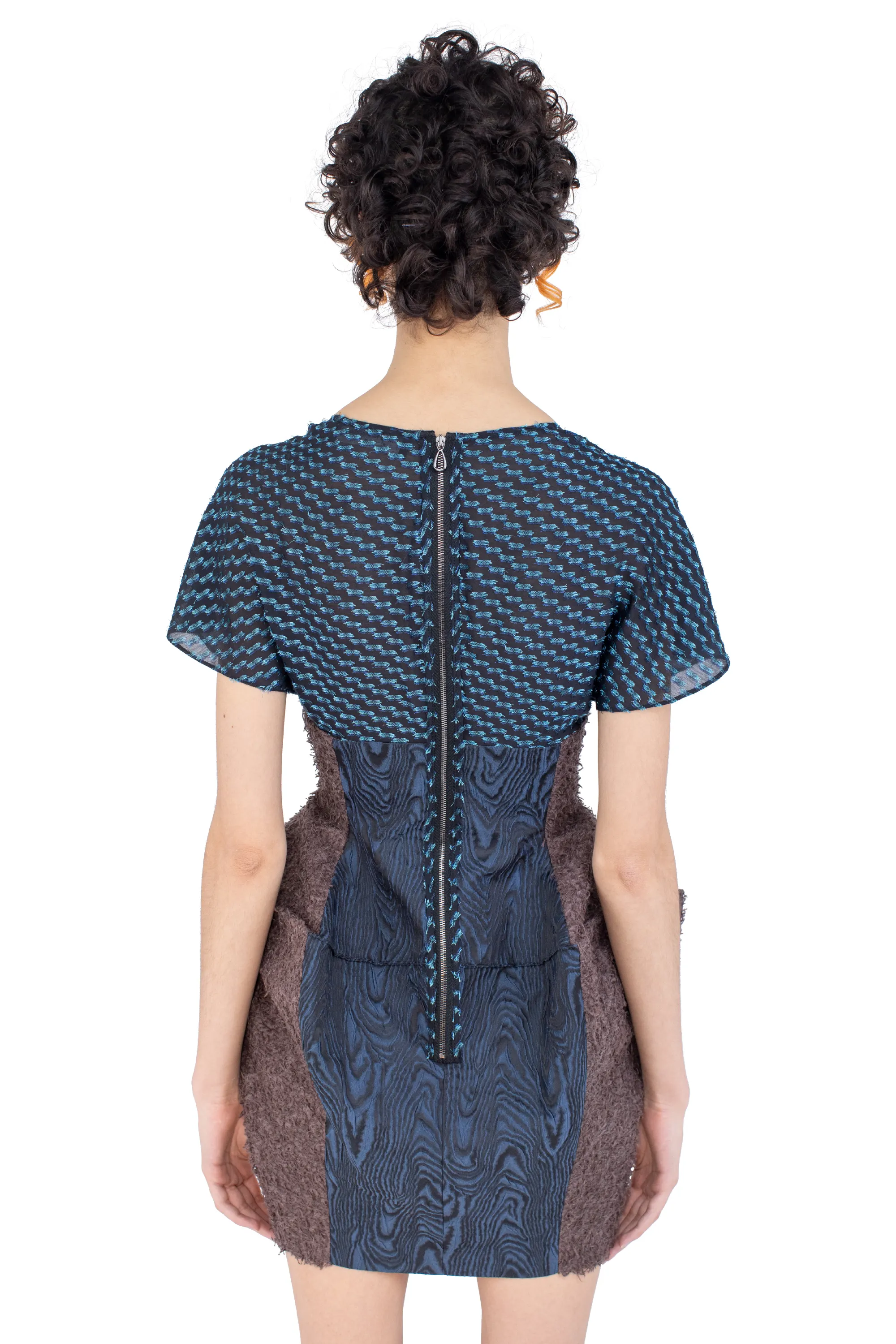 KIKO KOSTADINOV MEDALLION DRESS - DAKOTA BLUE
