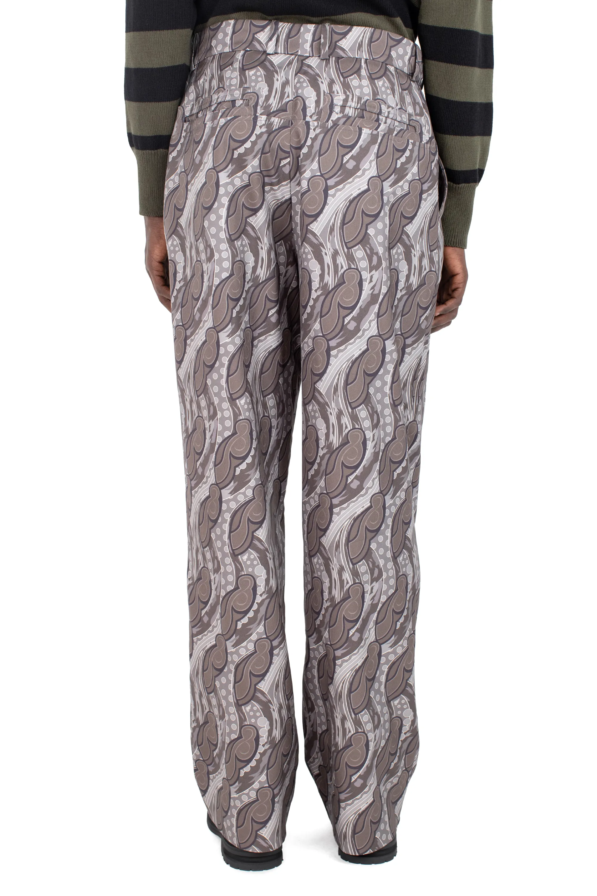 KIKO KOSTADINOV MINNA GATHERED TROUSER - CARBON GREY