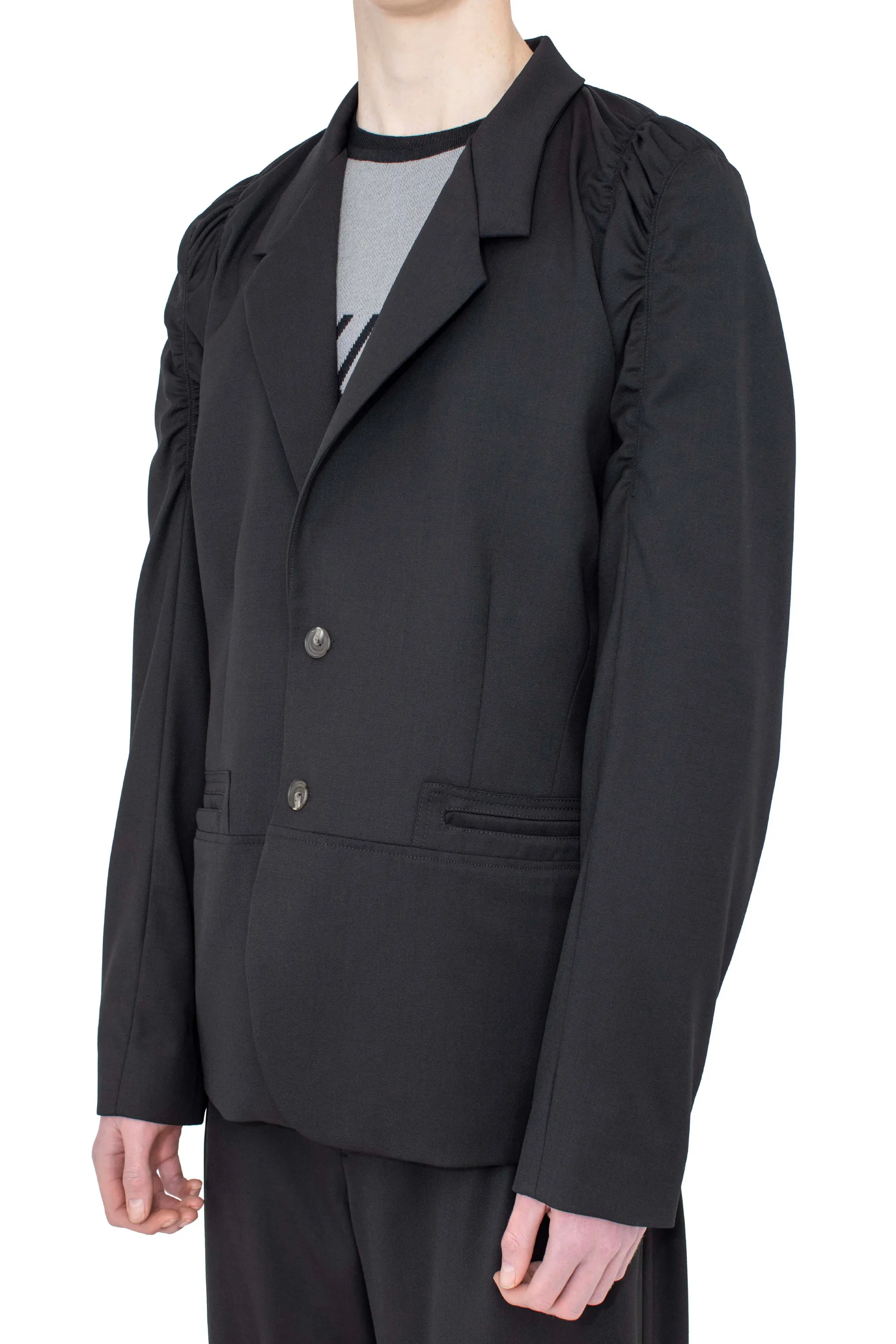 KIKO KOSTADINOV MINNA JACKET - CROW BLACK