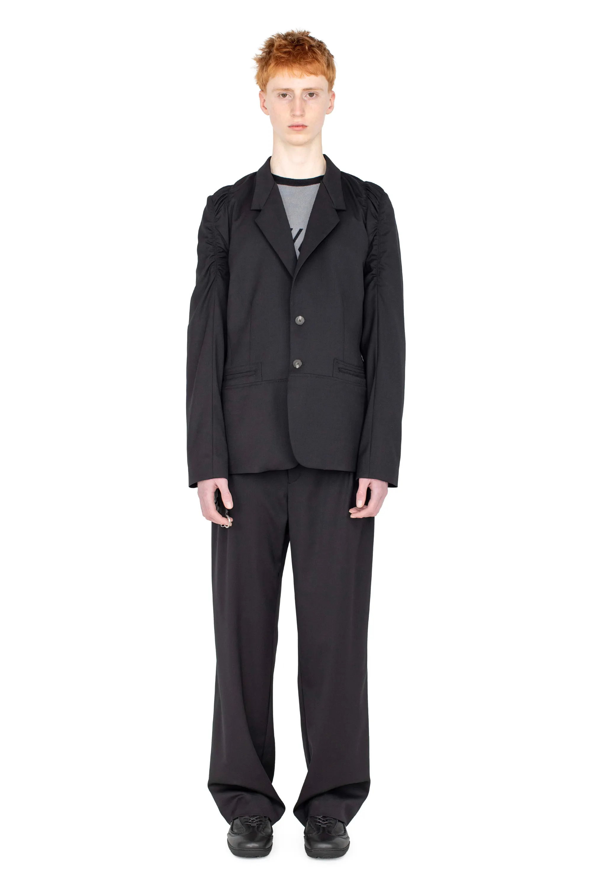 KIKO KOSTADINOV MINNA JACKET - CROW BLACK