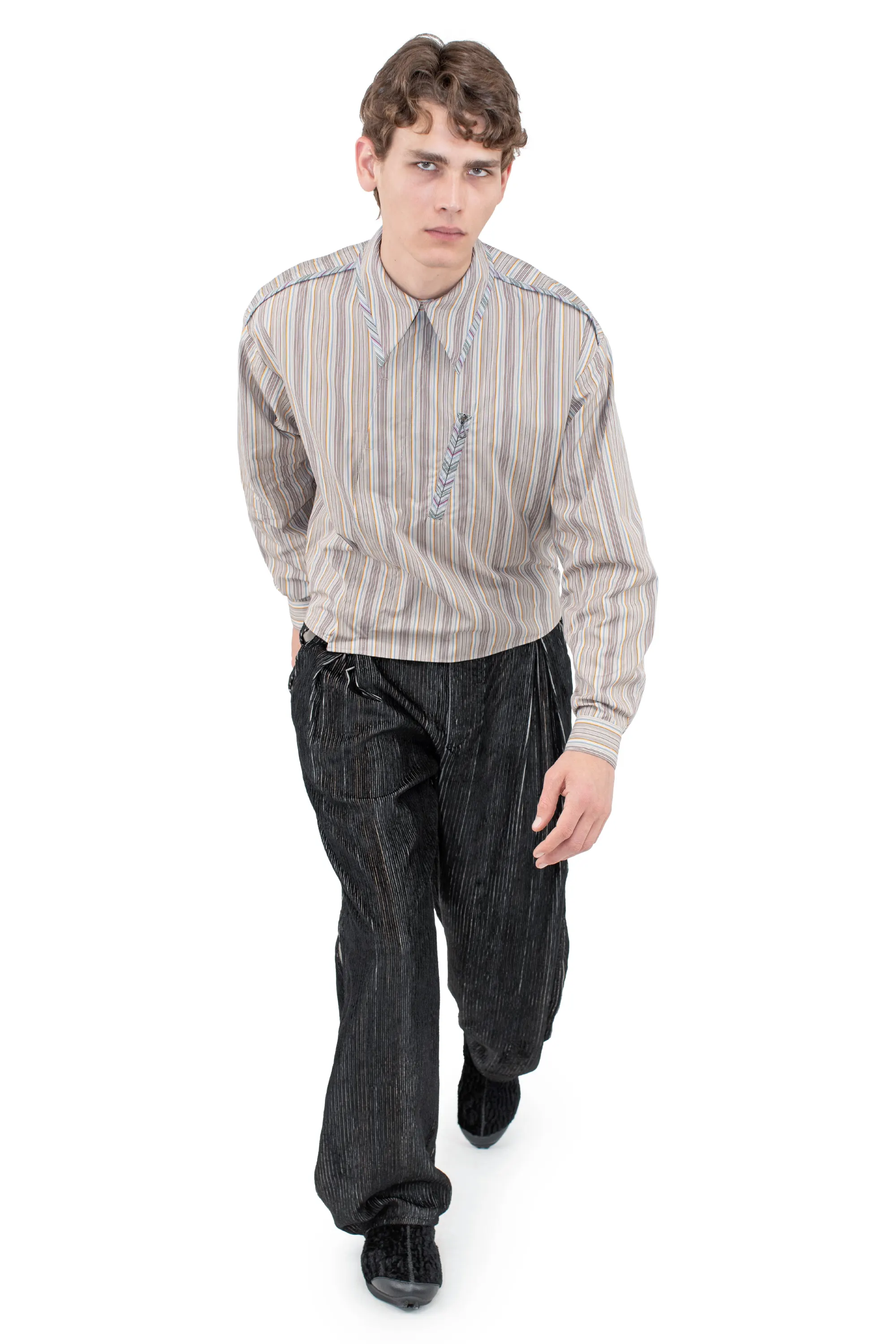 MURAD SHIRT - CADMIUM MULTI/CROCUS MULTI – KIKO KOSTADINOV