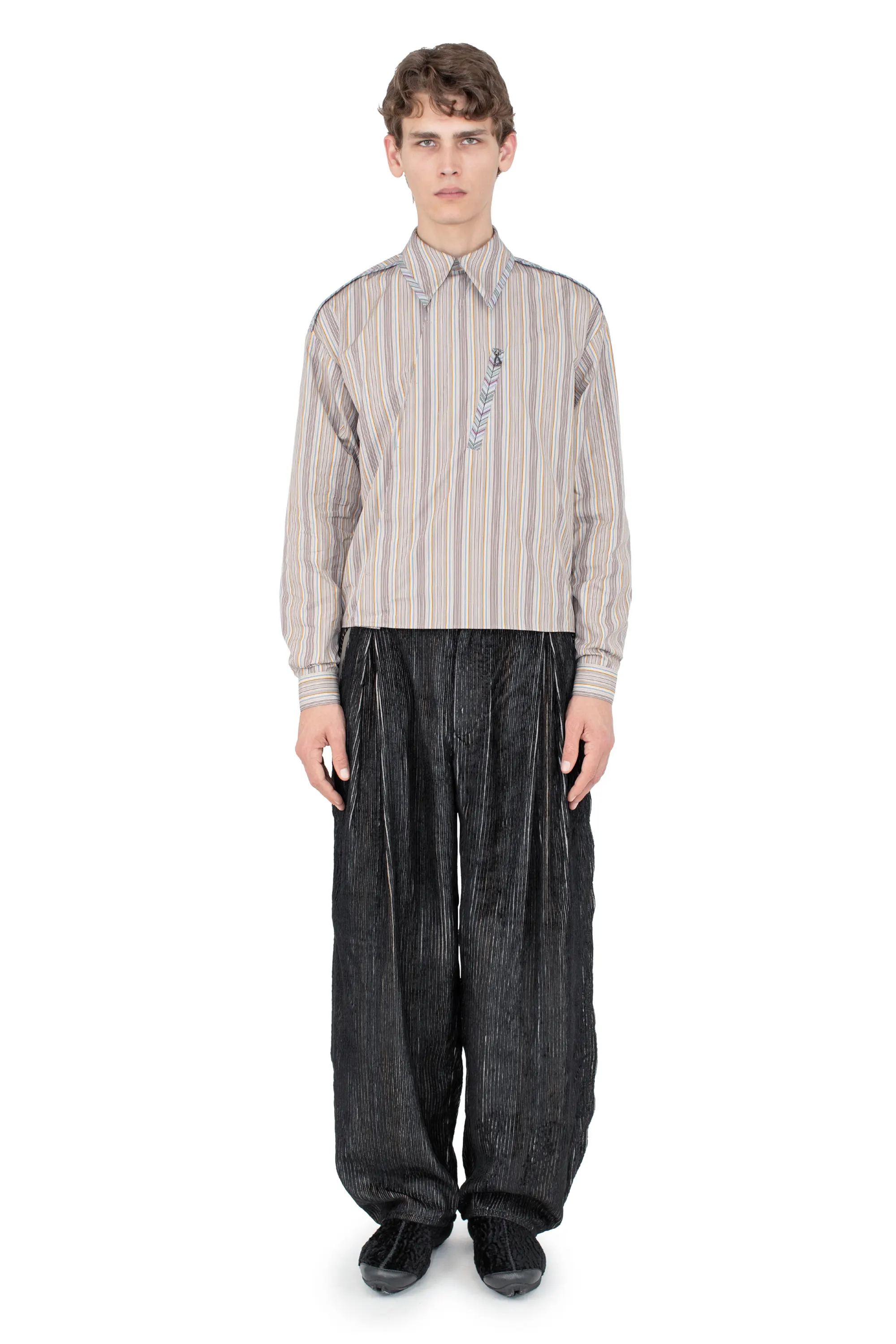 MURAD SHIRT - CADMIUM MULTI/CROCUS MULTI – KIKO KOSTADINOV