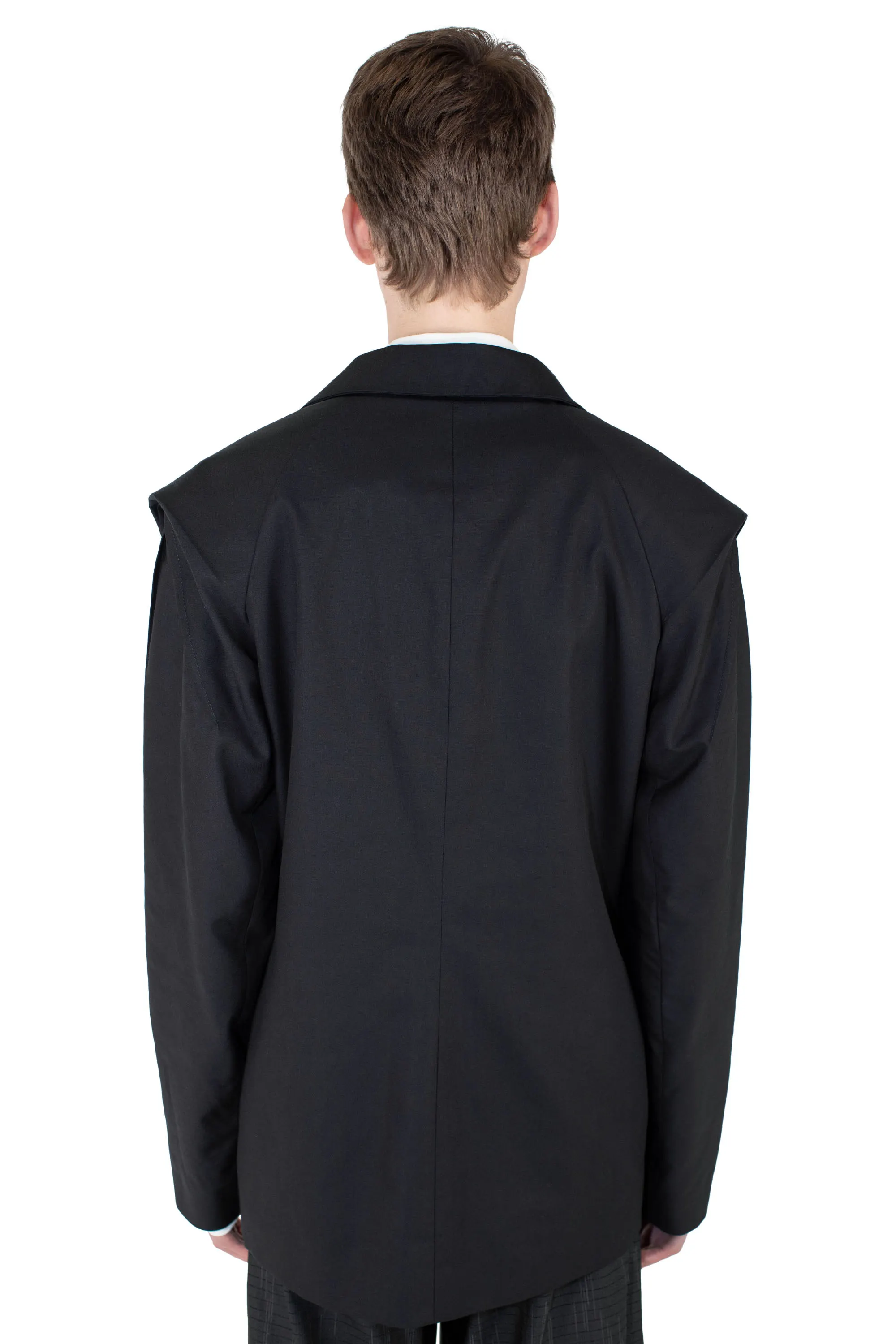 NAVIN K-DART BLAZER - BLACK SABLE – KIKO KOSTADINOV