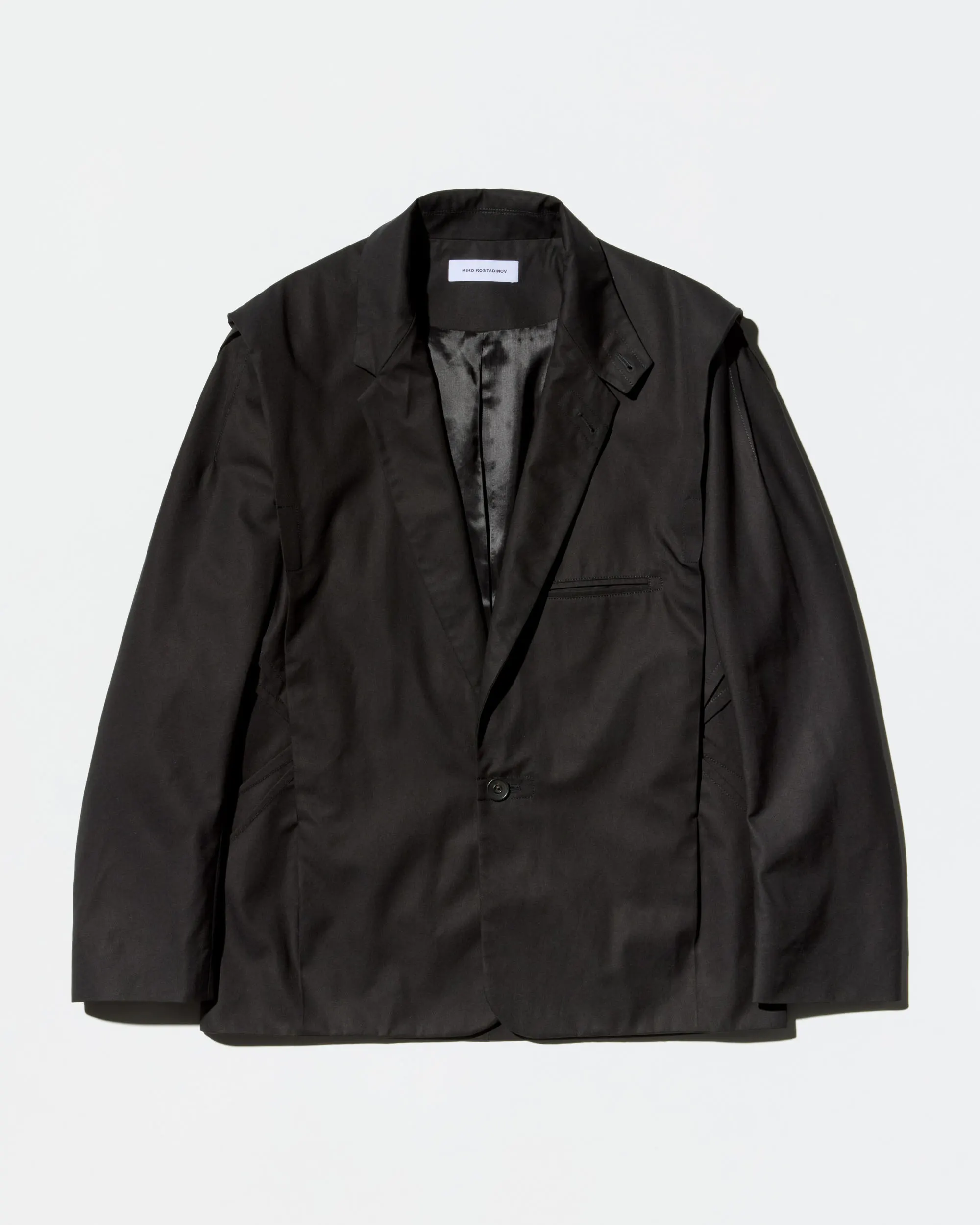 NAVIN K-DART BLAZER - BLACK SABLE – KIKO KOSTADINOV