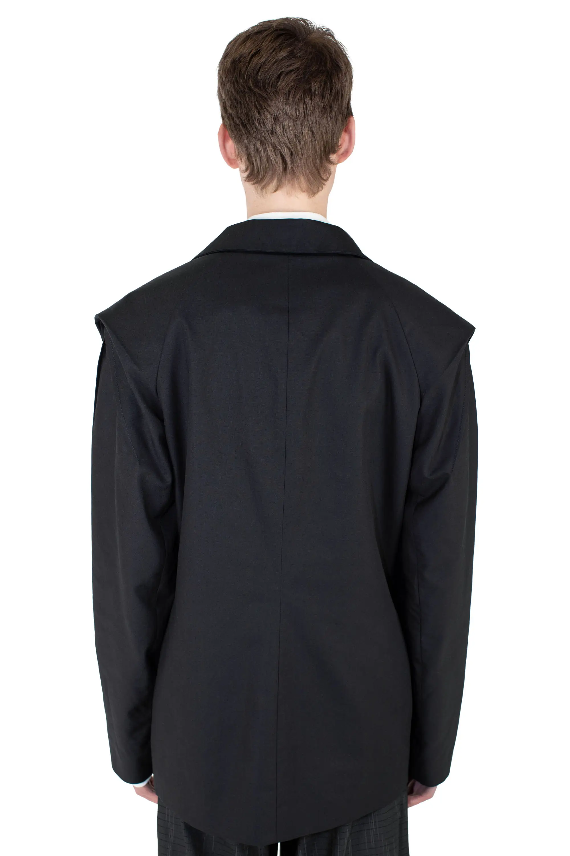 KIKO KOSTADINOV NAVIN K-DART BLAZER - BLACK SABLE