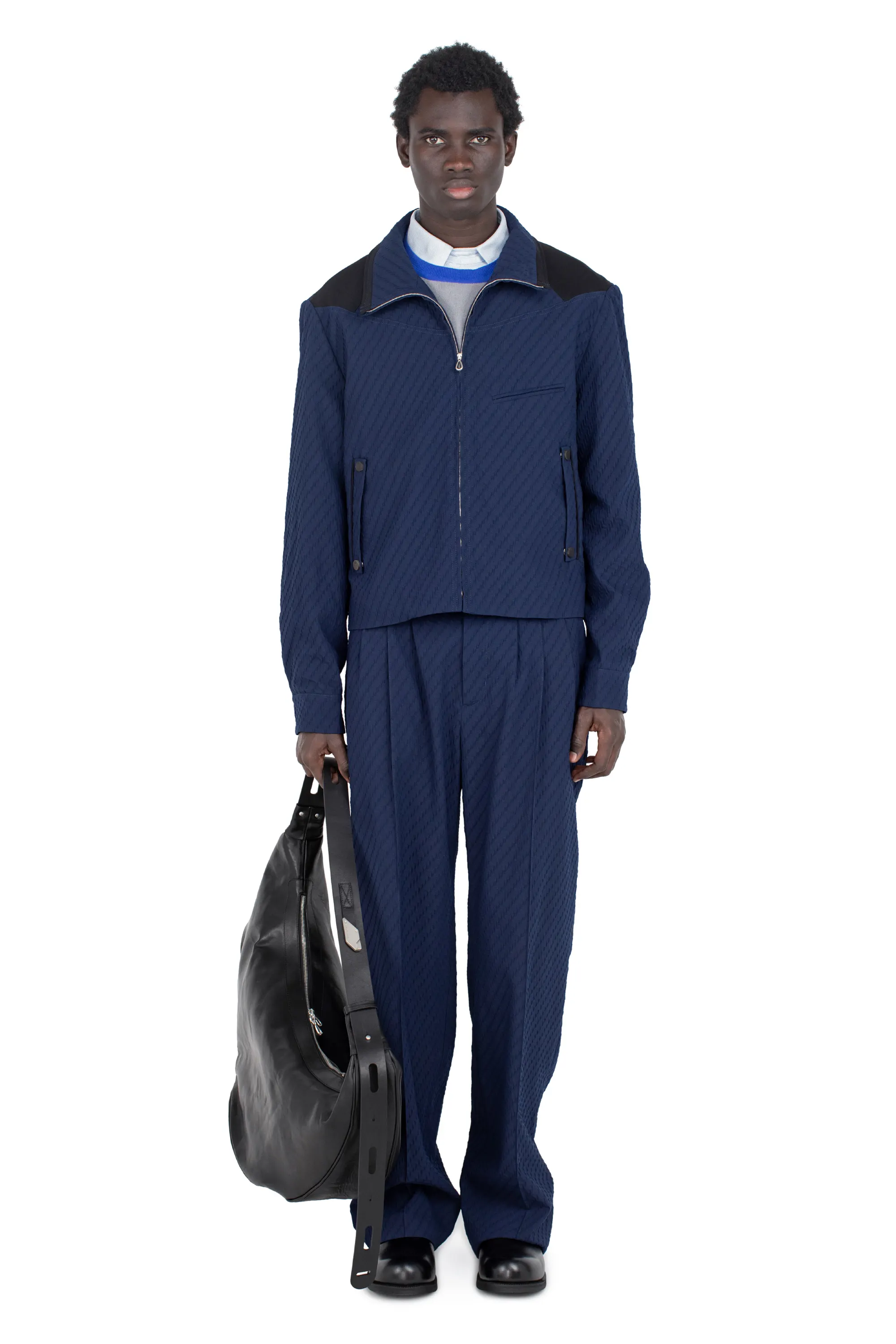 KIKO KOSTADINOV NORO BLOUSON - ABYSS BLUE