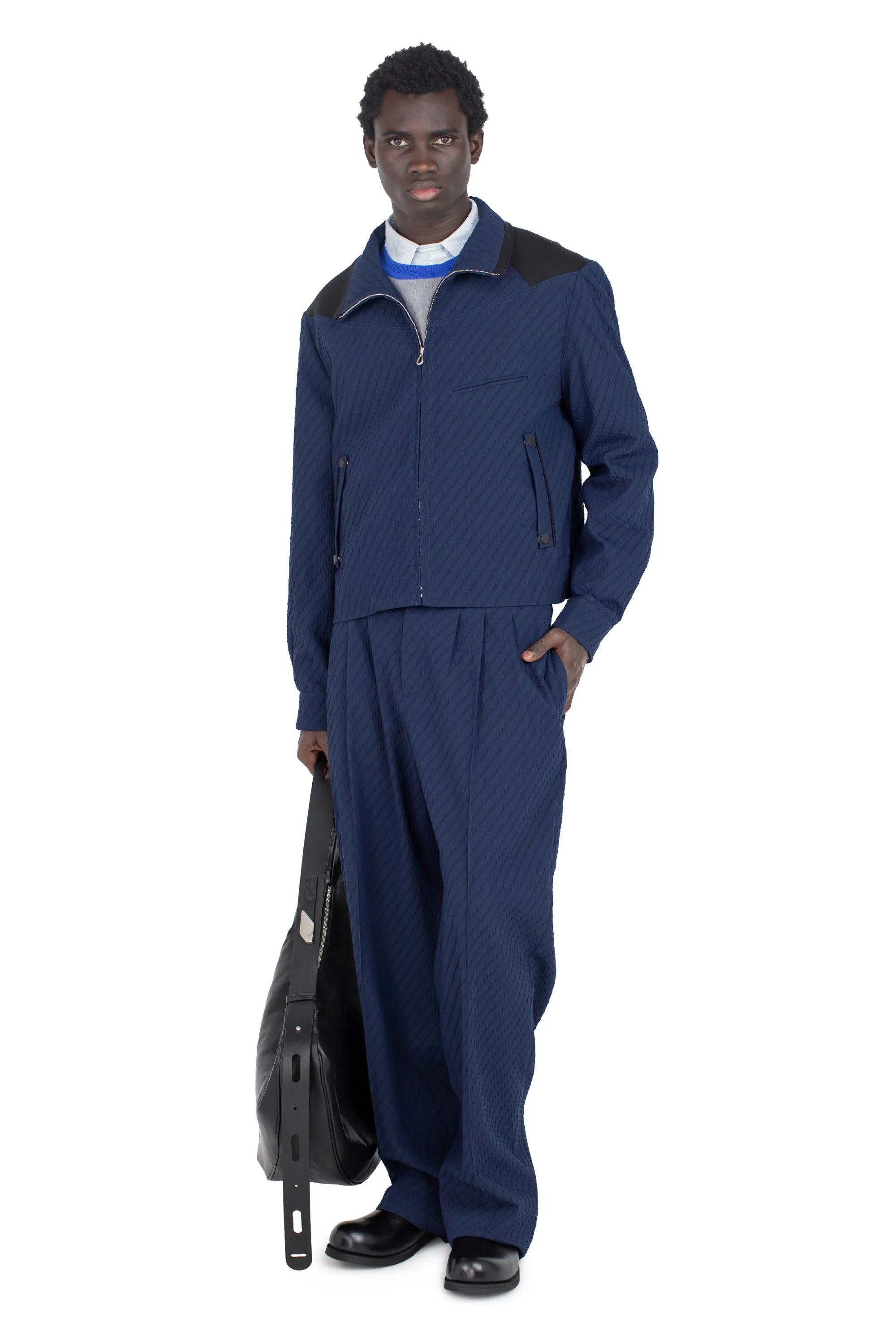KIKO KOSTADINOV NORO BLOUSON - ABYSS BLUE