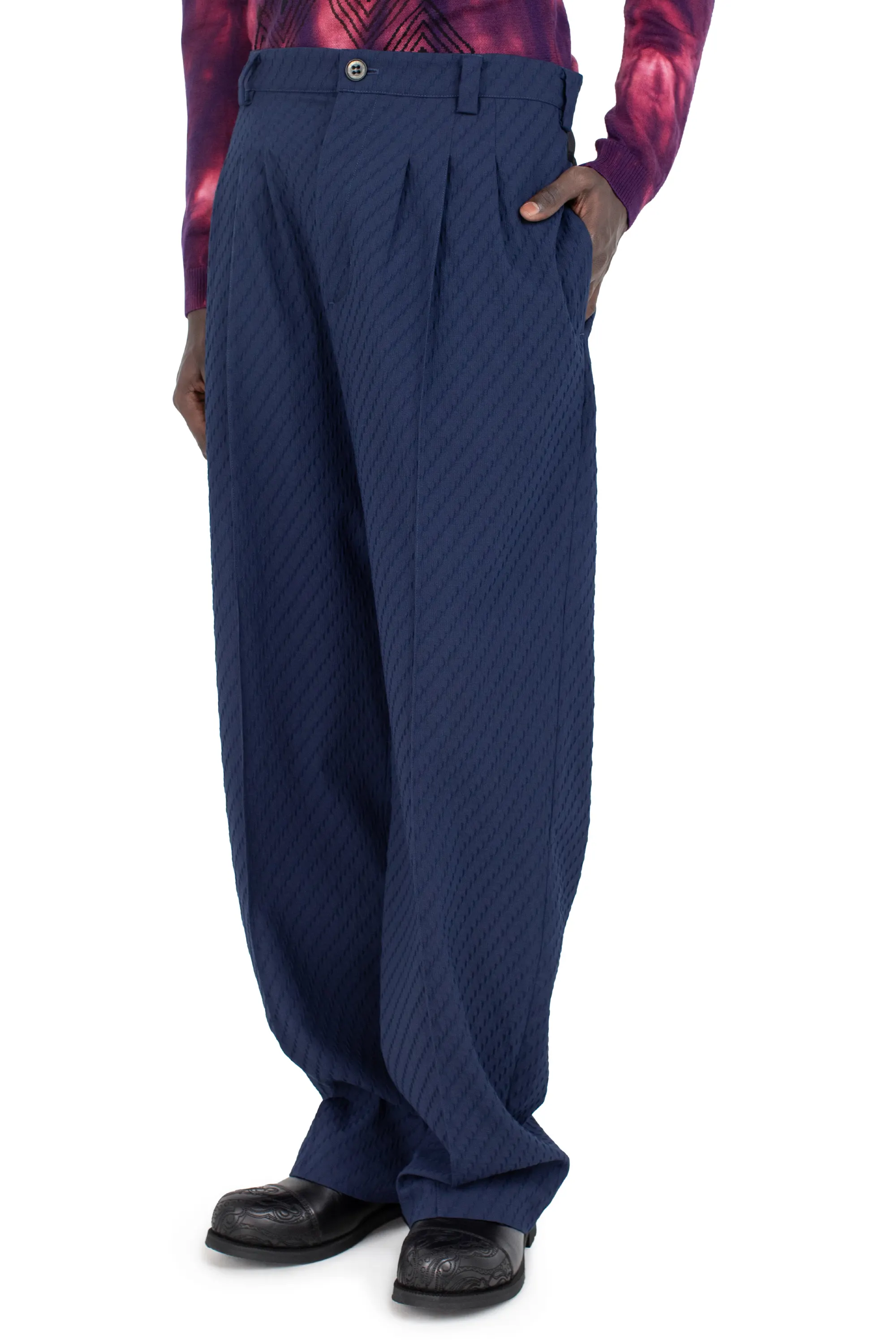 KIKO KOSTADINOV NORO TROUSER - ABYSS BLUE
