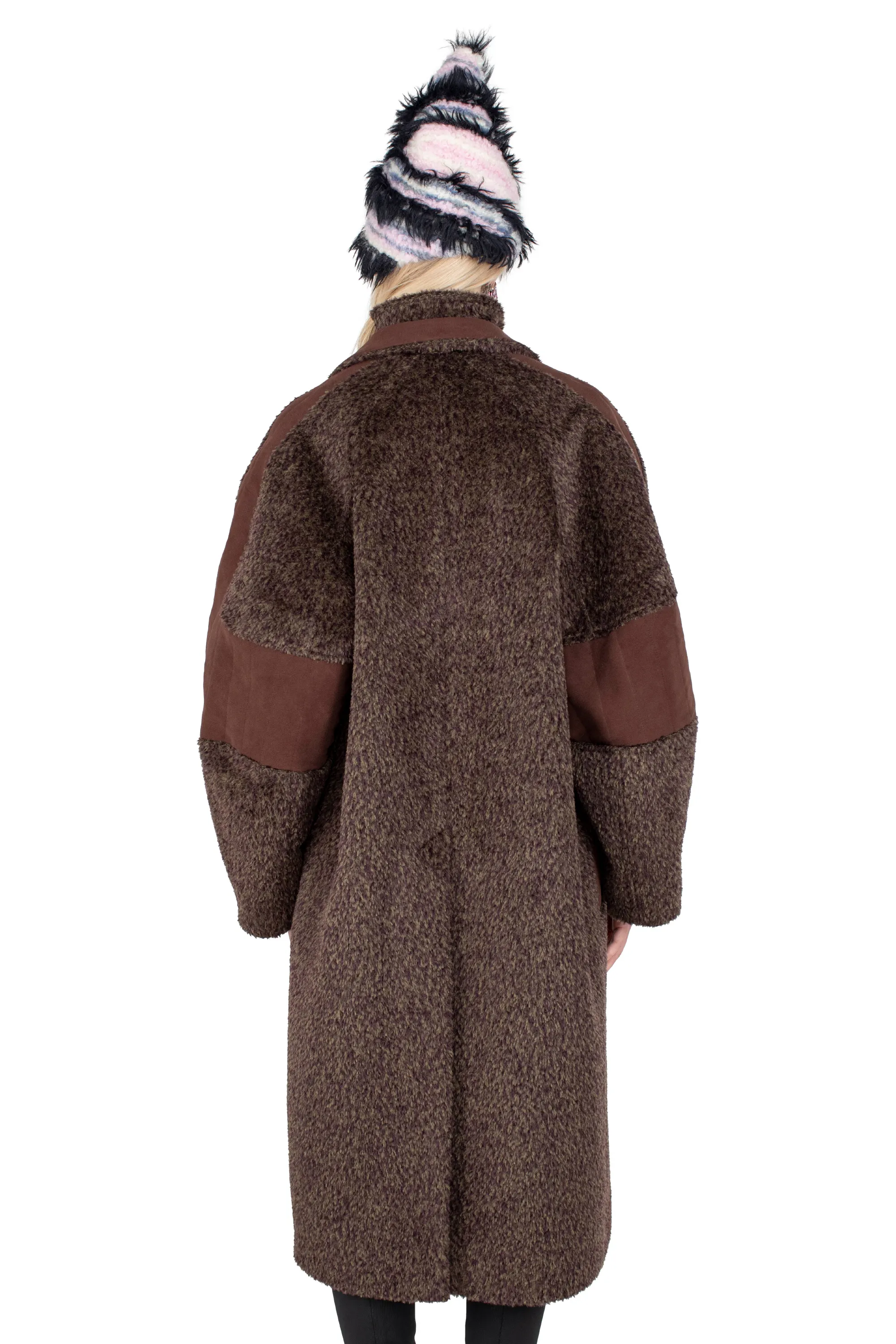 KIKO KOSTADINOV NOVAK COAT - WALNUT BROWN