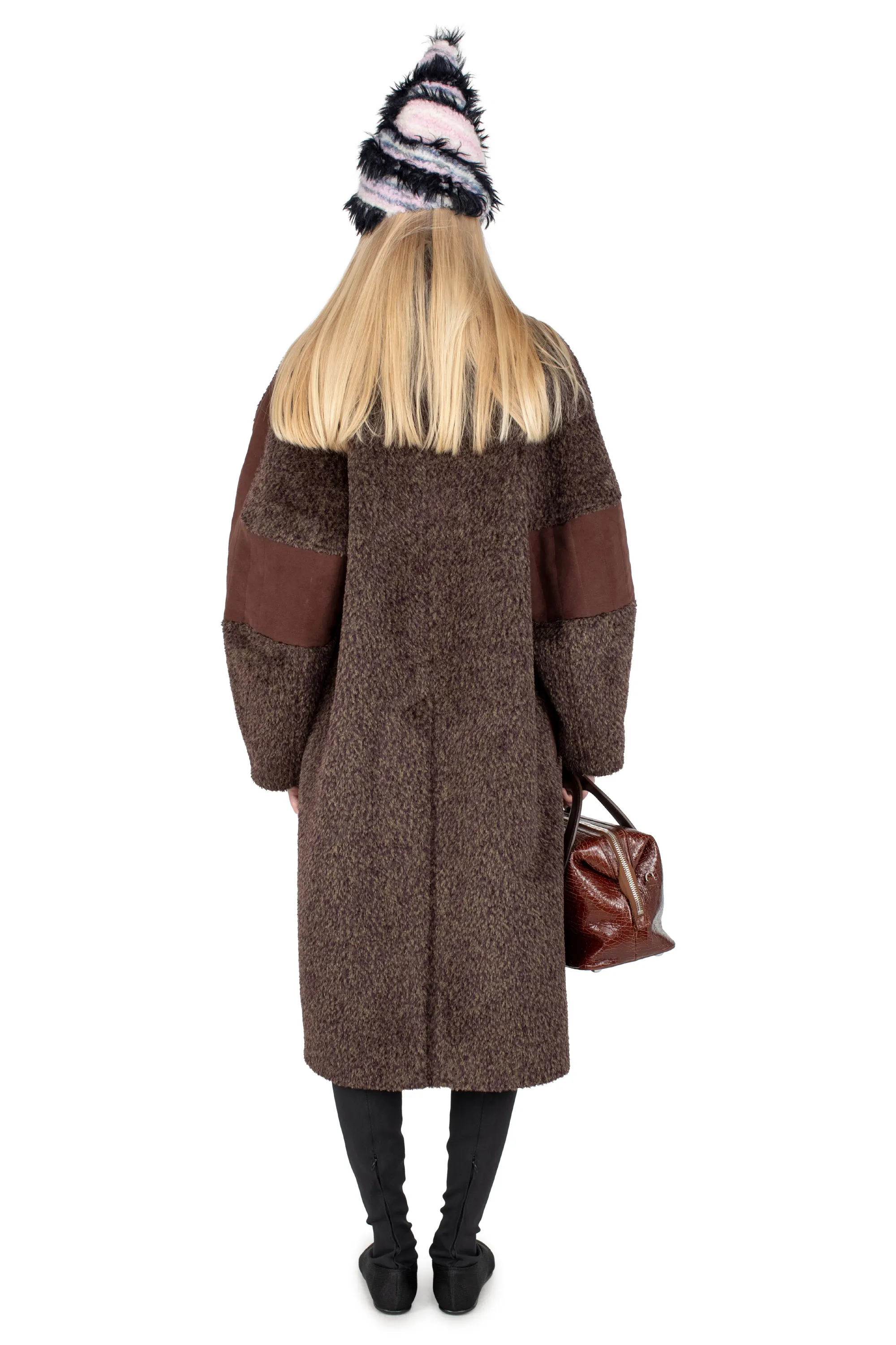 KIKO KOSTADINOV NOVAK COAT - WALNUT BROWN