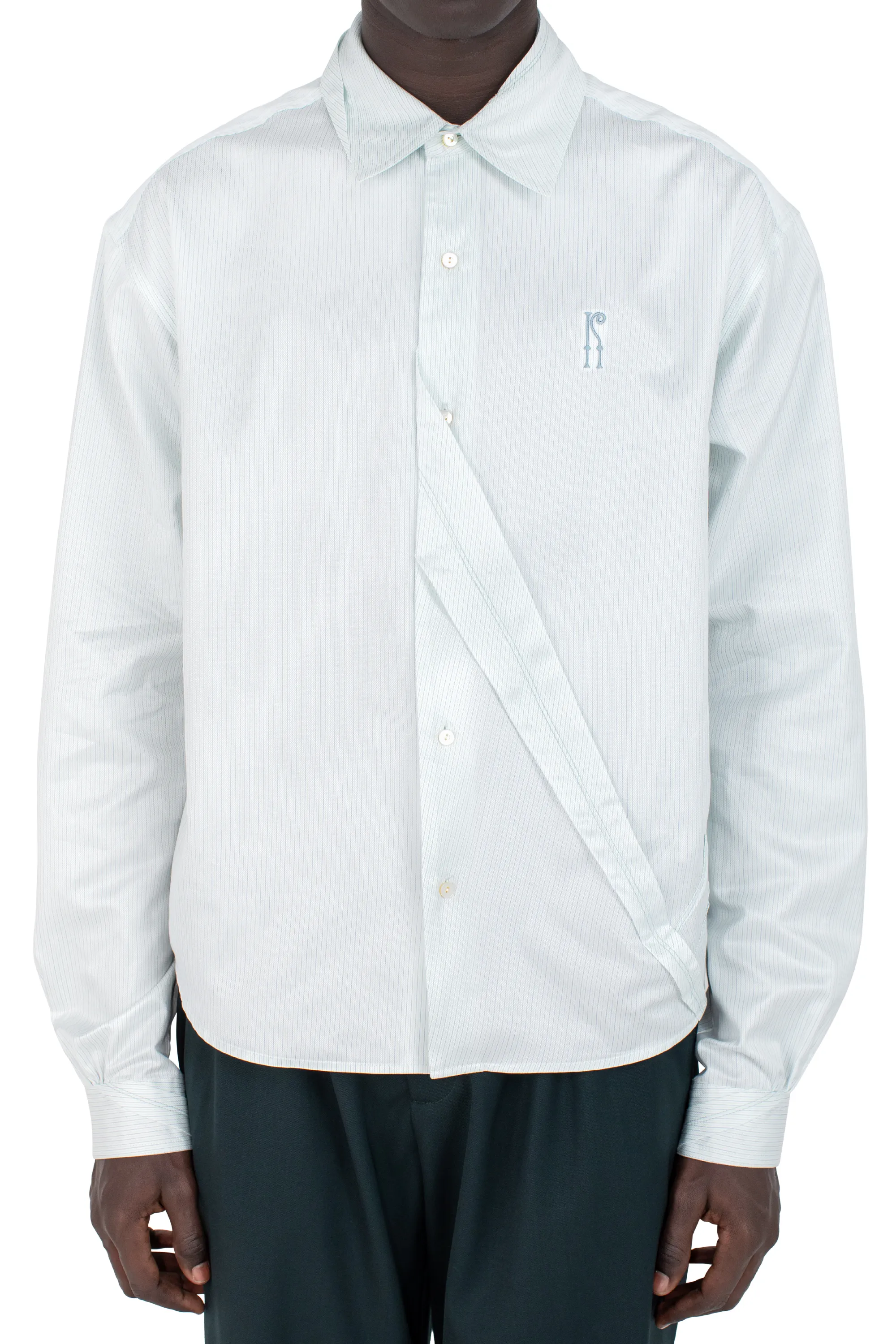 KIKO KOSTADINOV OHNE K-DART SHIRT - BLUE & GREEN