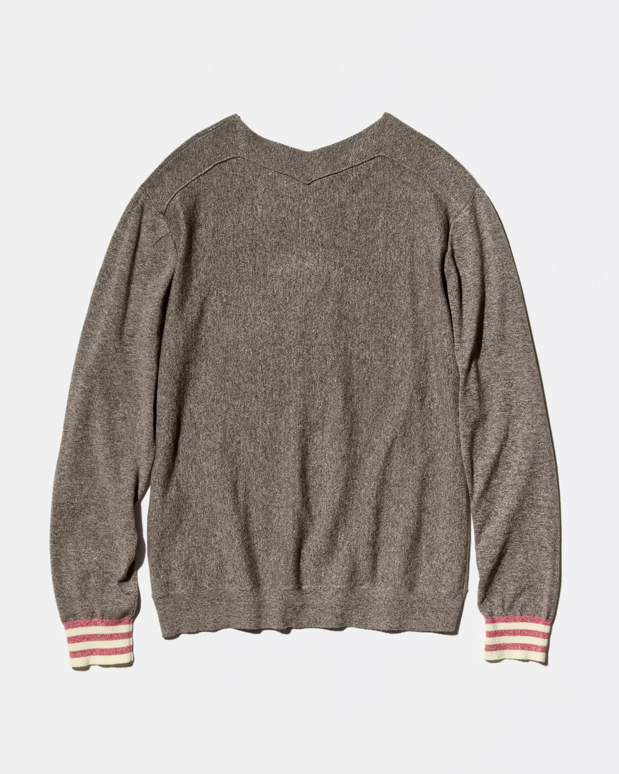 KIKO KOSTADINOV OSTRO JUMPER - BROWN MELANGE / RED / CREAM