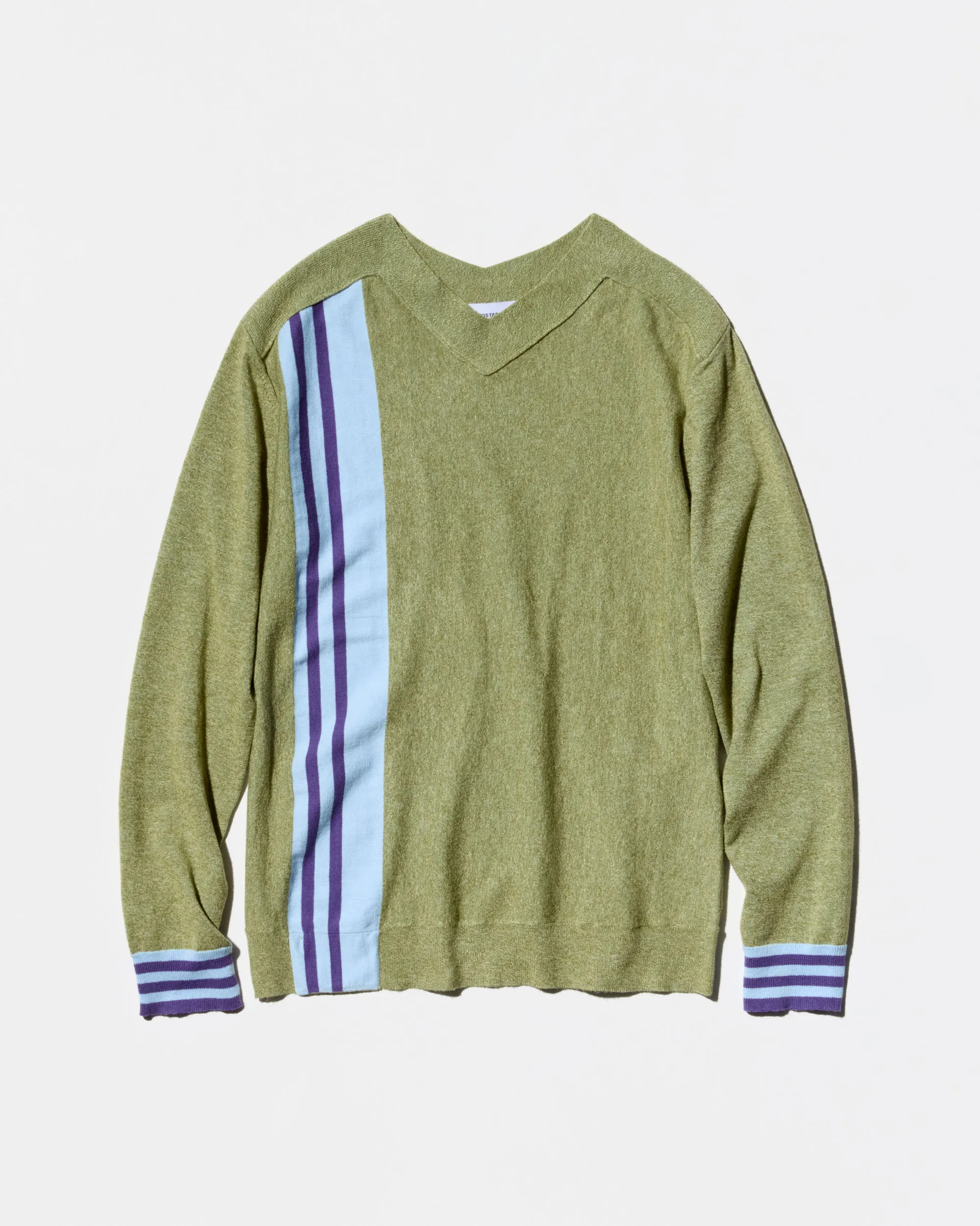 KIKO KOSTADINOV OSTRO JUMPER - GREEN MELANGE / BLUE / PURPLE