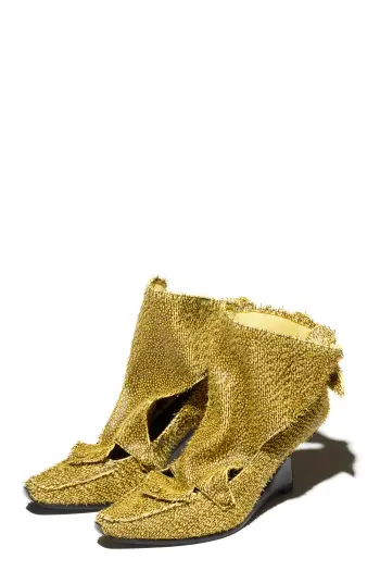KIKO KOSTADINOV PARKER WEDGE POINT - FEATHERED YELLOW