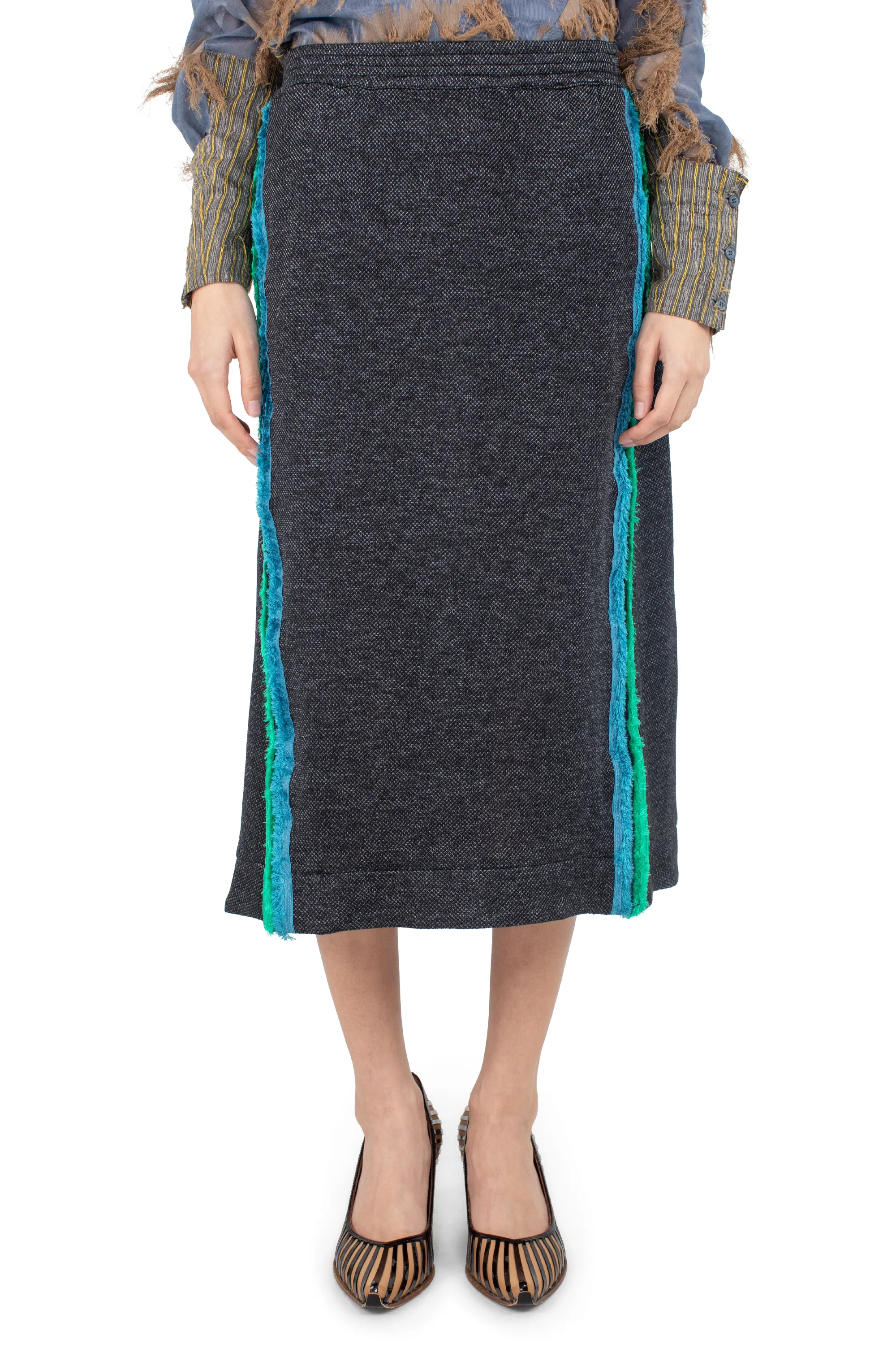 KIKO KOSTADINOV PLATH SKIRT - ABYSS BLACK