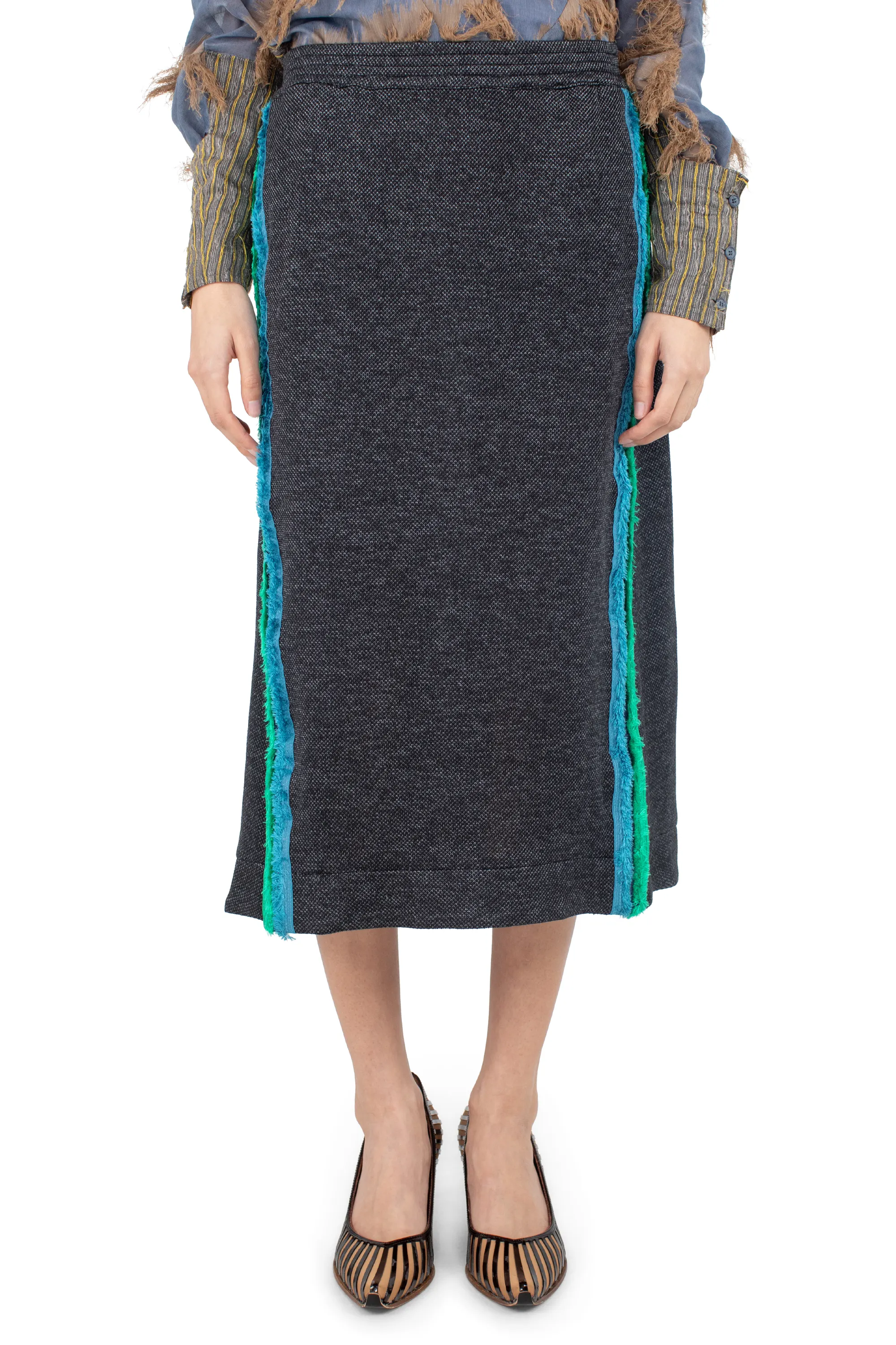KIKO KOSTADINOV PLATH SKIRT - ABYSS BLACK