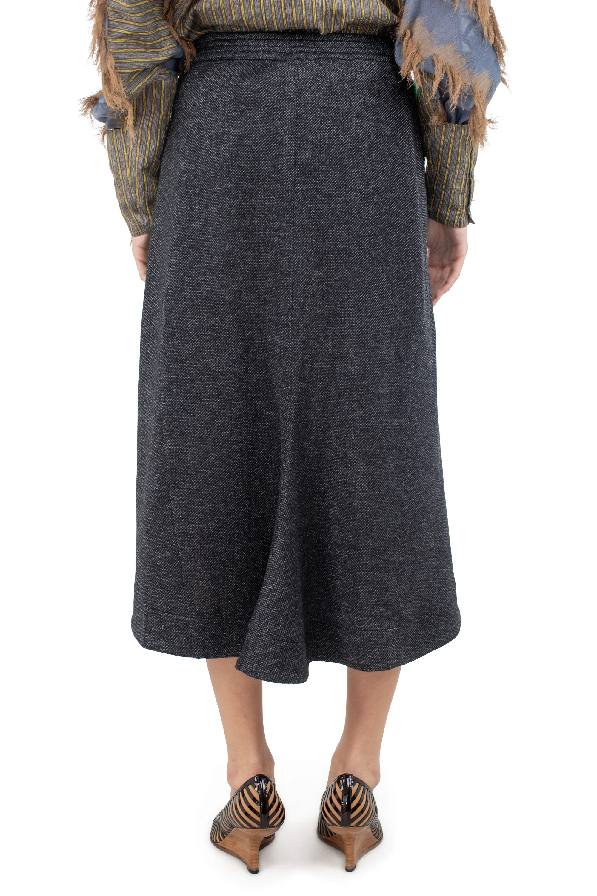 KIKO KOSTADINOV PLATH SKIRT - ABYSS BLACK
