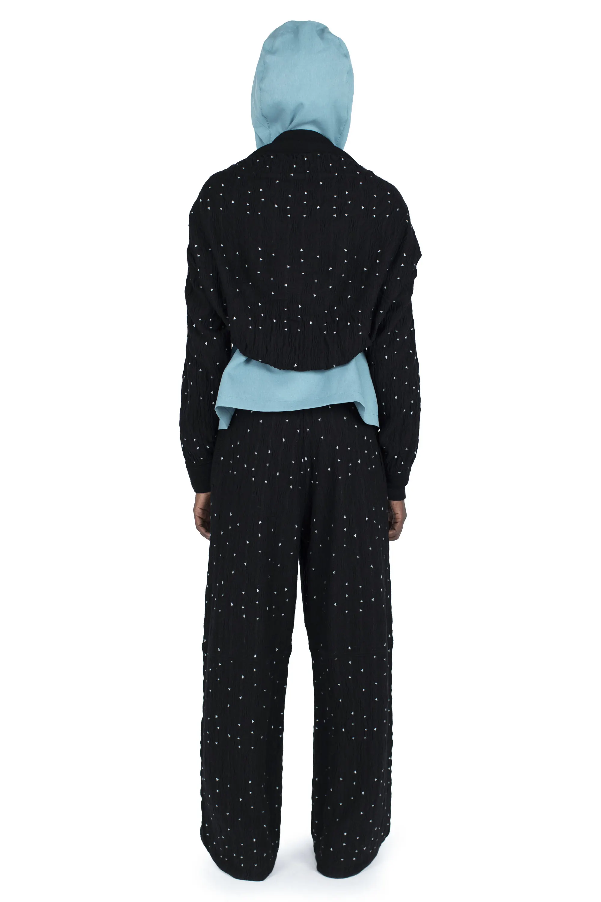 KIKO KOSTADINOV RADAY KNITTED BOLERO - NIGHT SKY