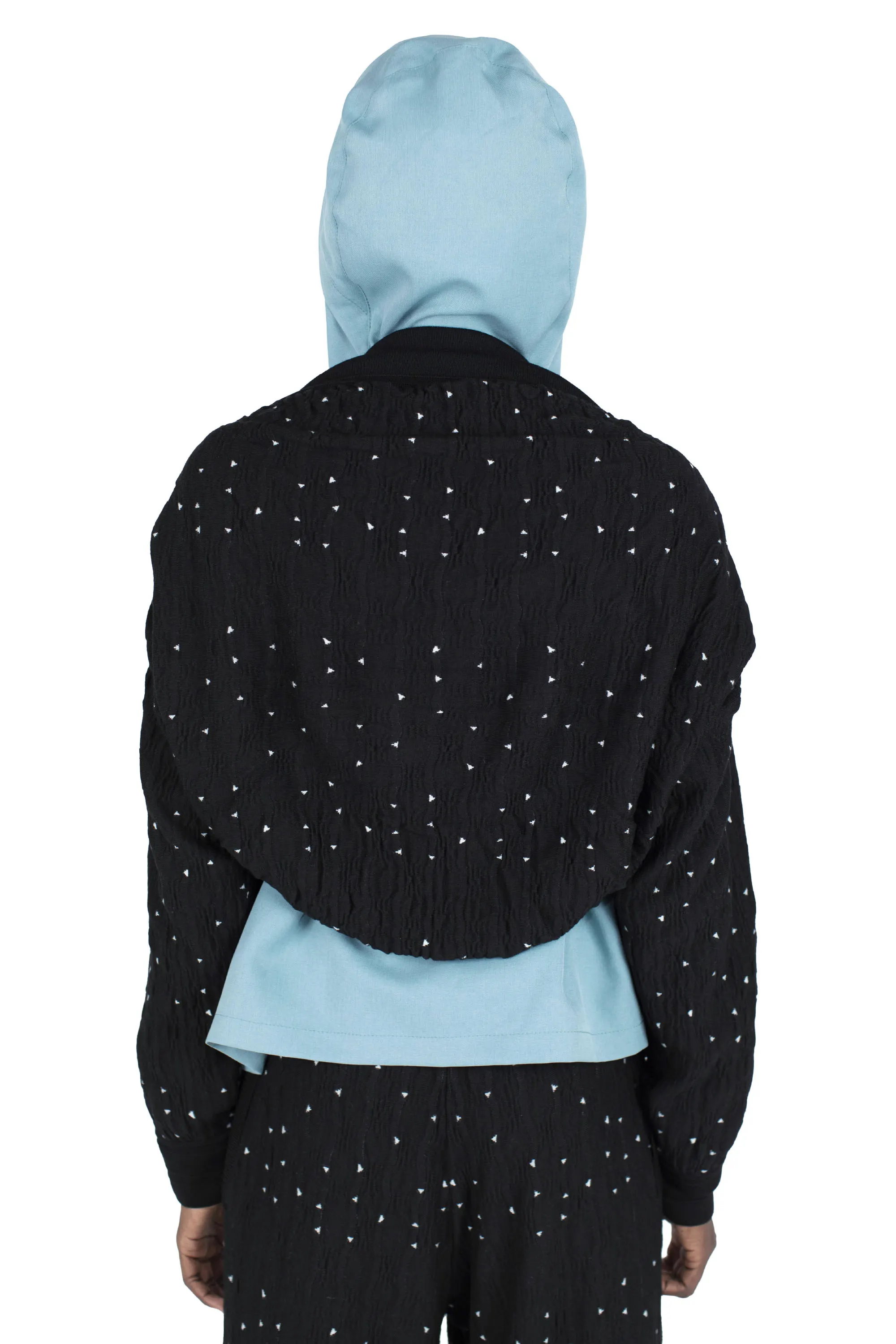 KIKO KOSTADINOV RADAY KNITTED BOLERO - NIGHT SKY