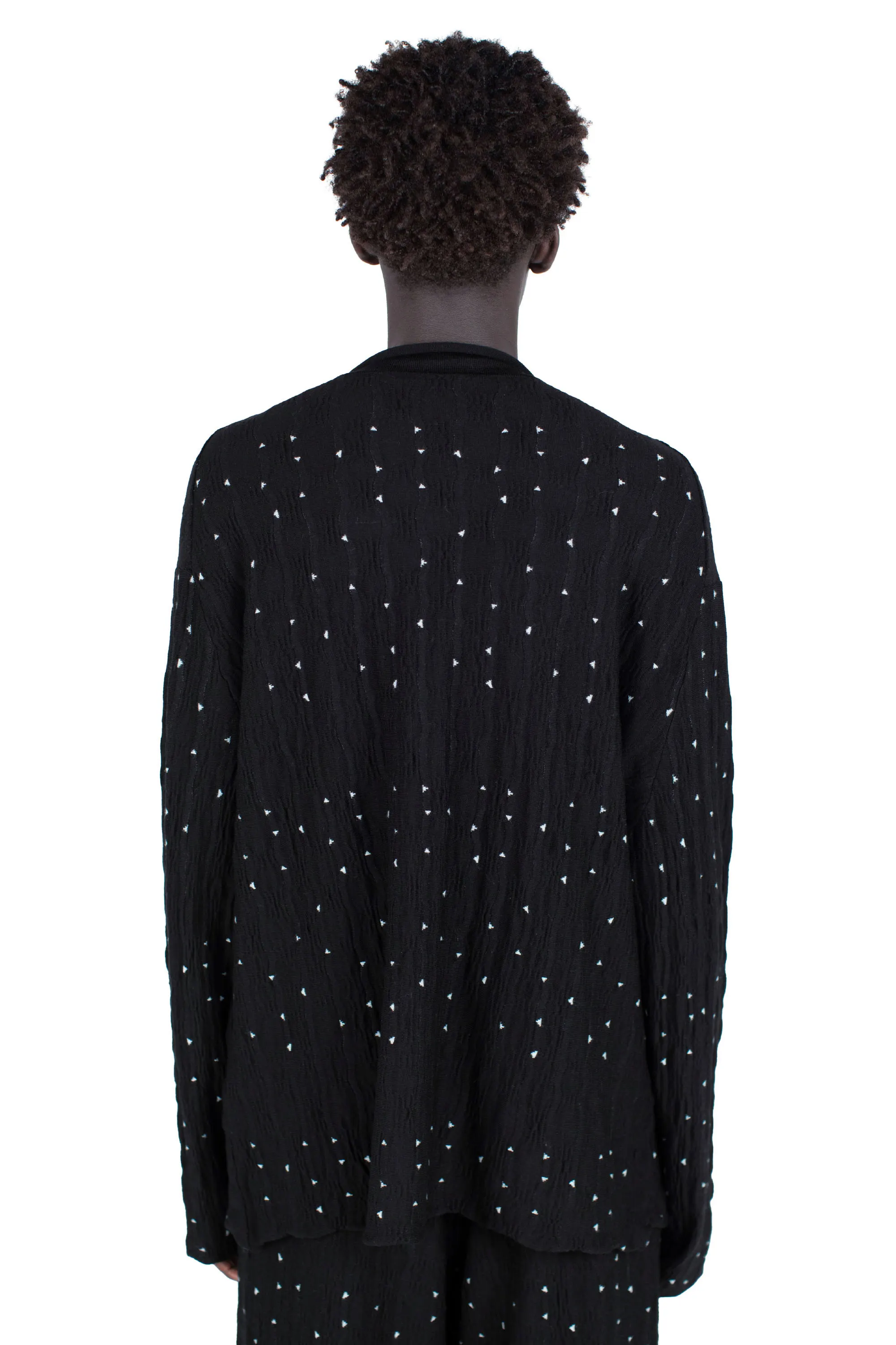 KIKO KOSTADINOV RADAY KNITTED JACKET - NIGHT SKY