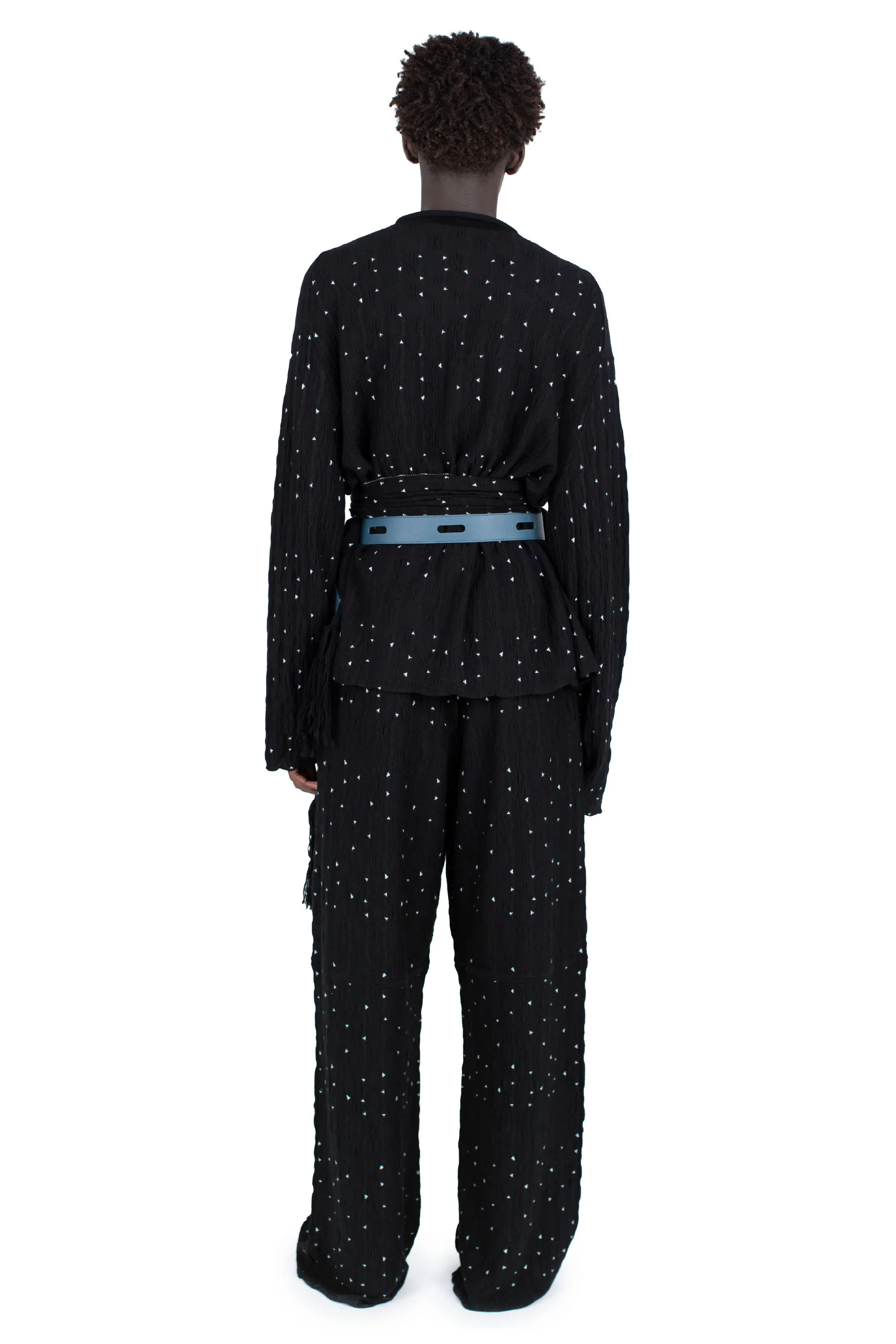KIKO KOSTADINOV RADAY KNITTED JACKET - NIGHT SKY