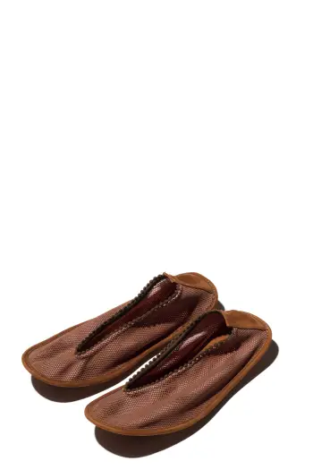 KIKO KOSTADINOV RAMBERG SLIP ONS - BROWN MONOCHROME