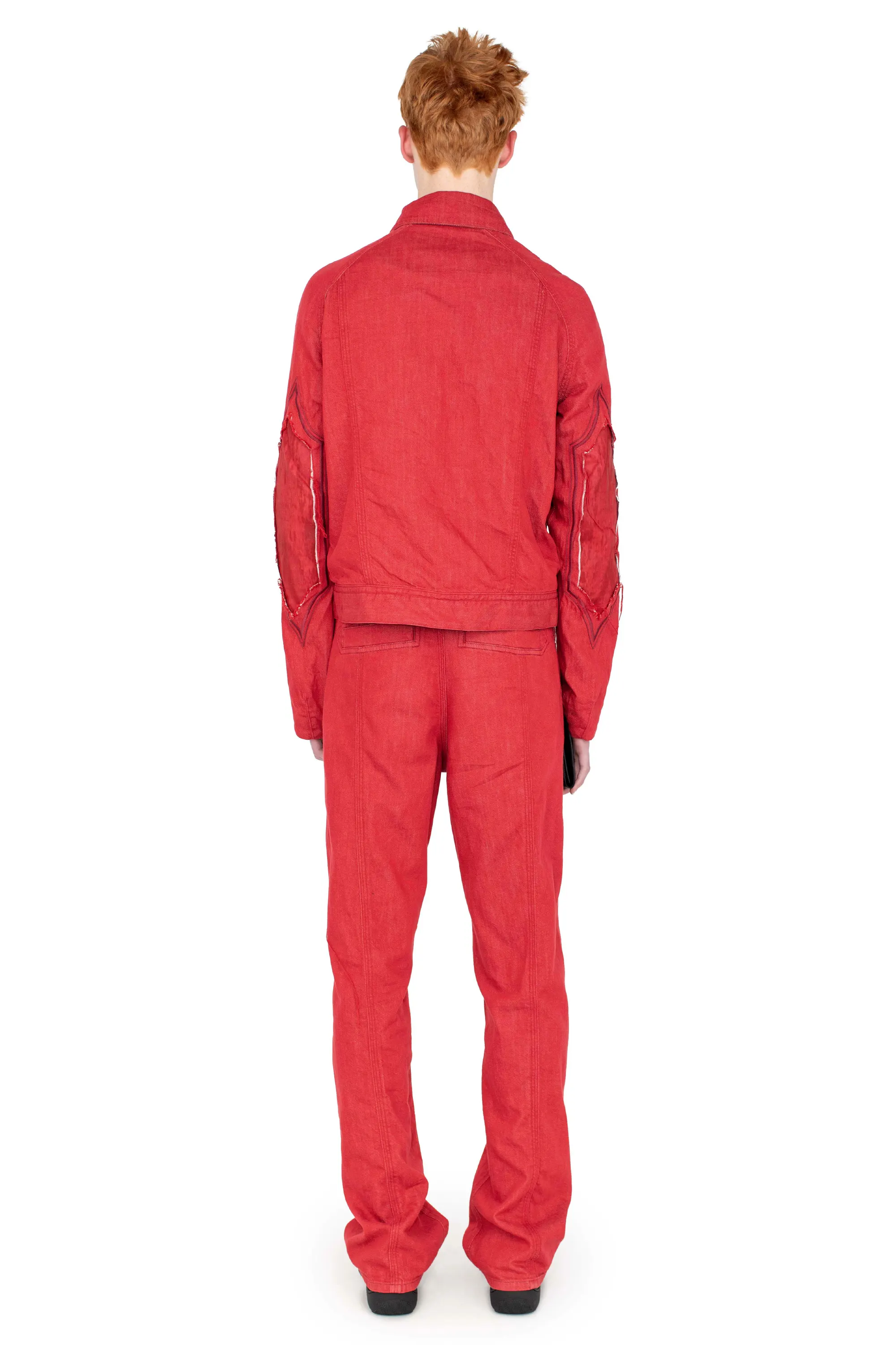 KIKO KOSTADINOV REMORA BLOUSON - CHERRY RED