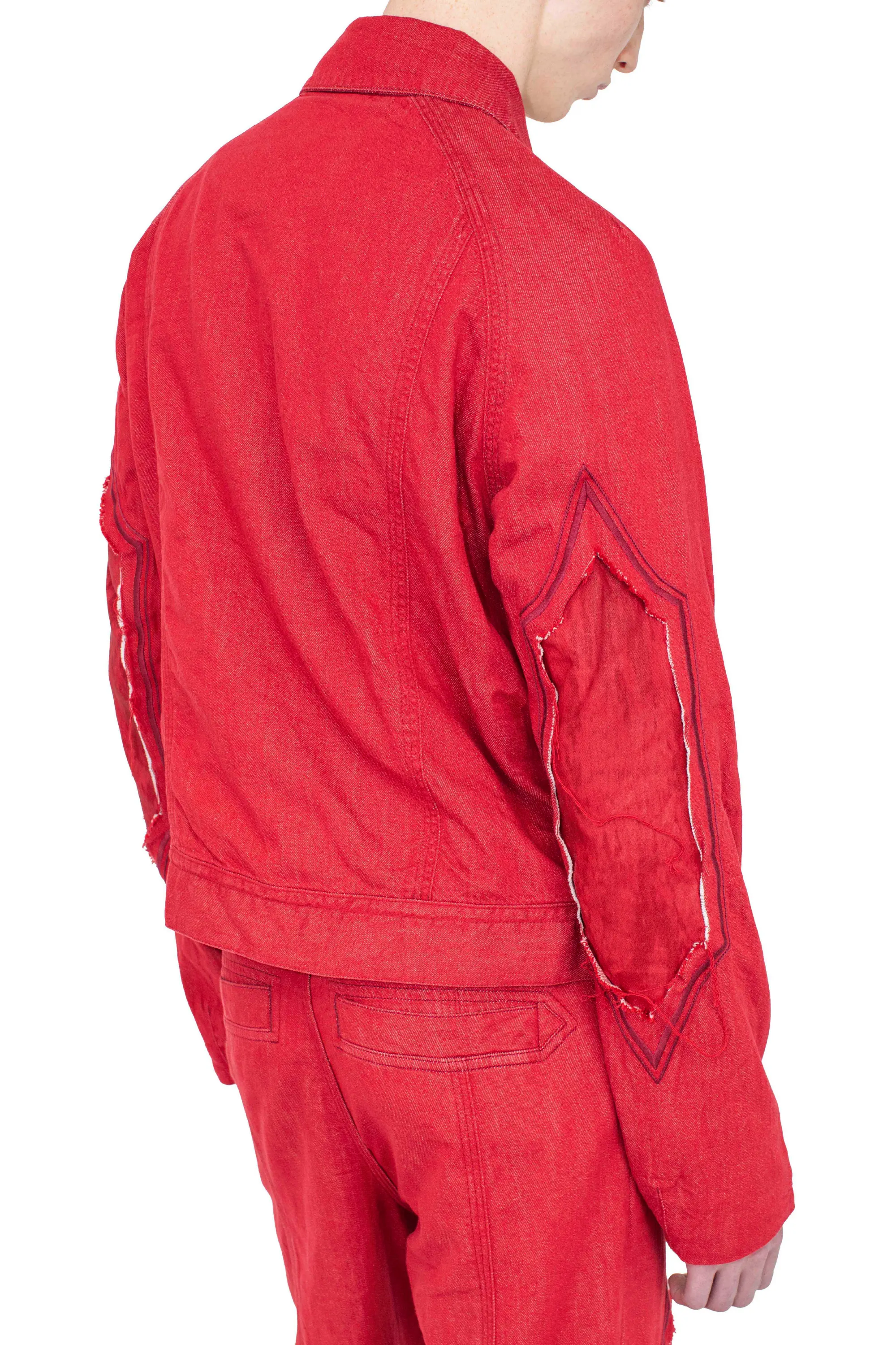 KIKO KOSTADINOV REMORA BLOUSON - CHERRY RED