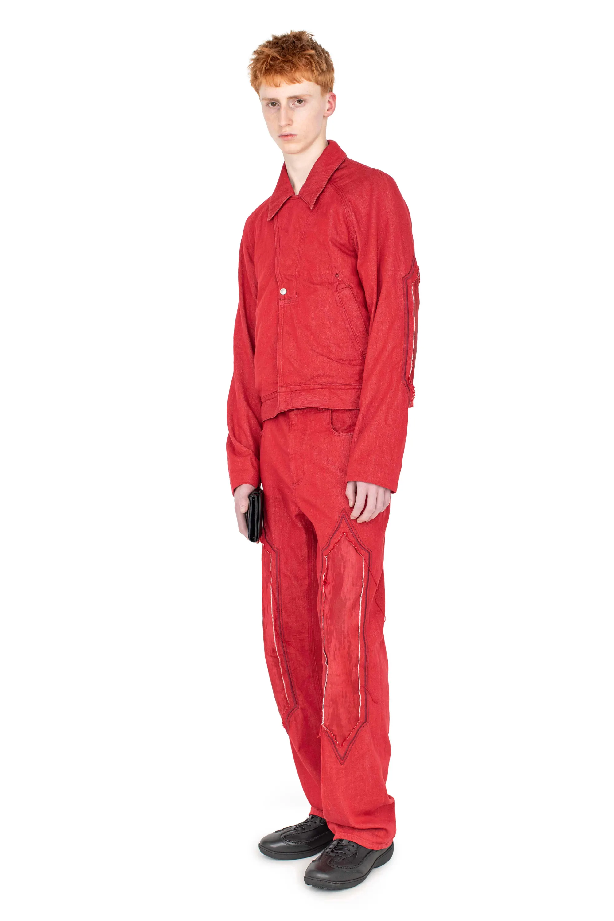 KIKO KOSTADINOV REMORA BLOUSON - CHERRY RED