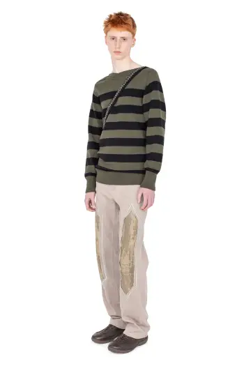 KIKO KOSTADINOV REMORA PANELLED TROUSER - SOFT TAN