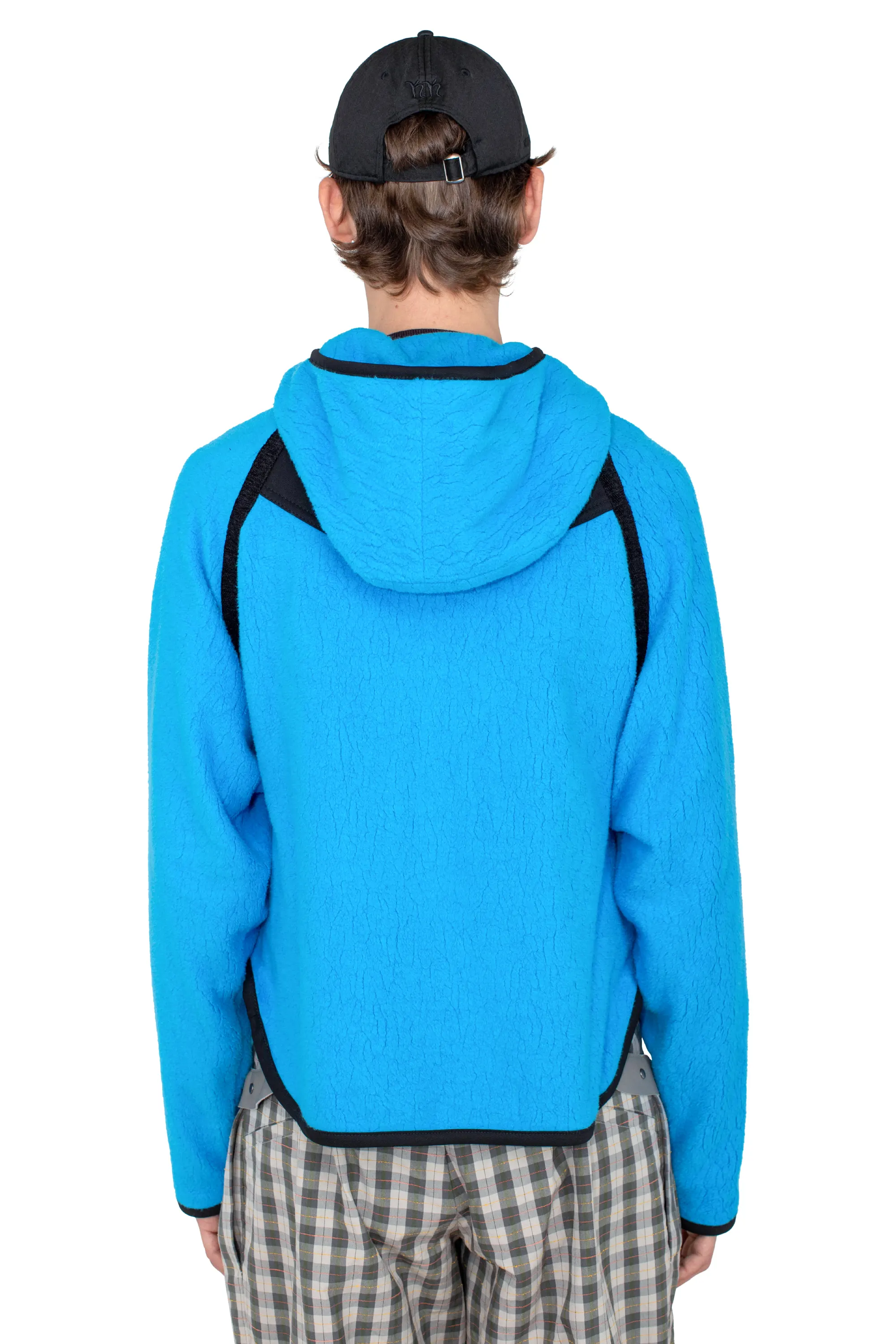 KIKO KOSTADINOV RICSI FLEECE HOODIE - STEEL BLUE
