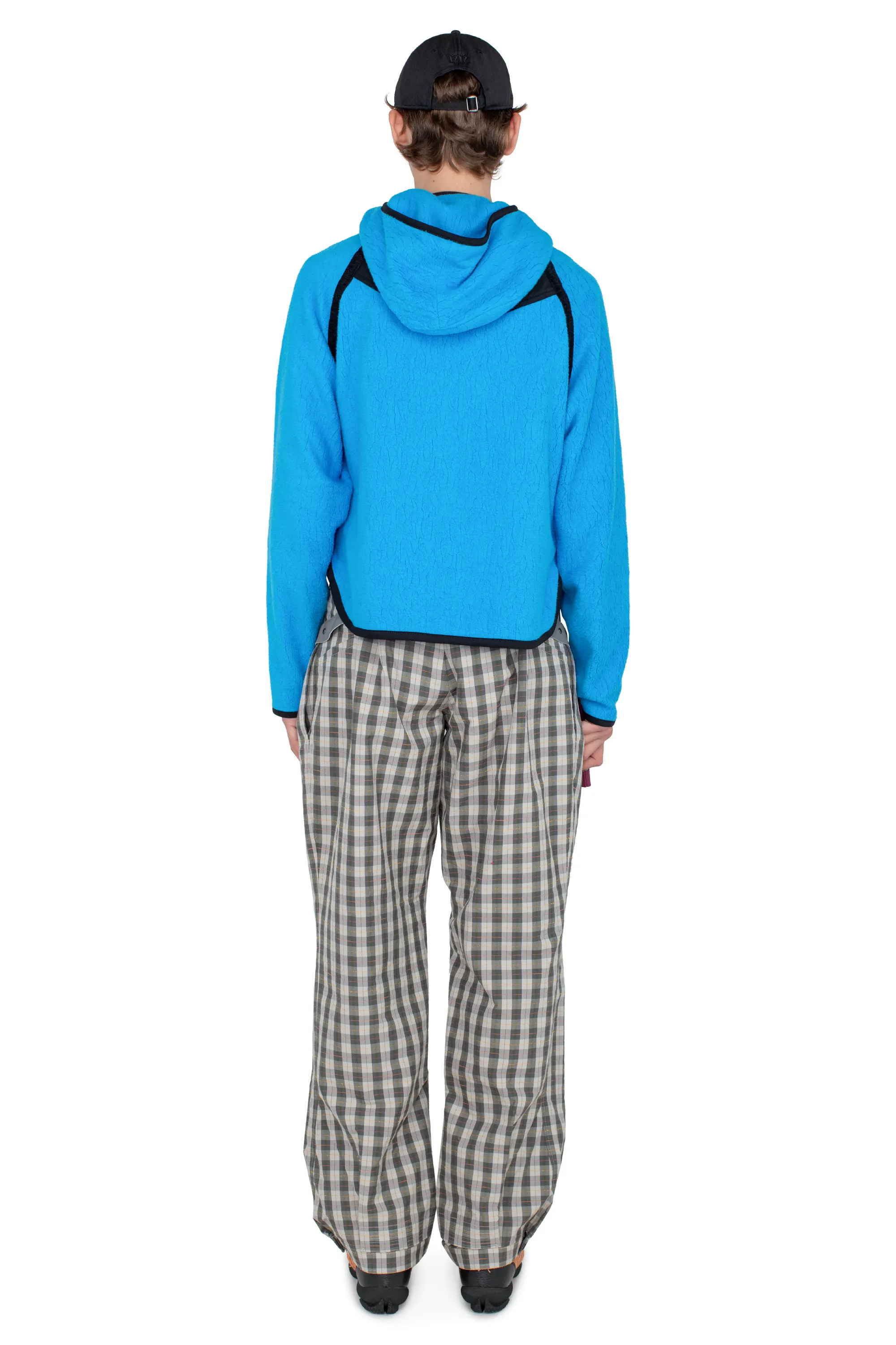 KIKO KOSTADINOV RICSI FLEECE HOODIE - STEEL BLUE