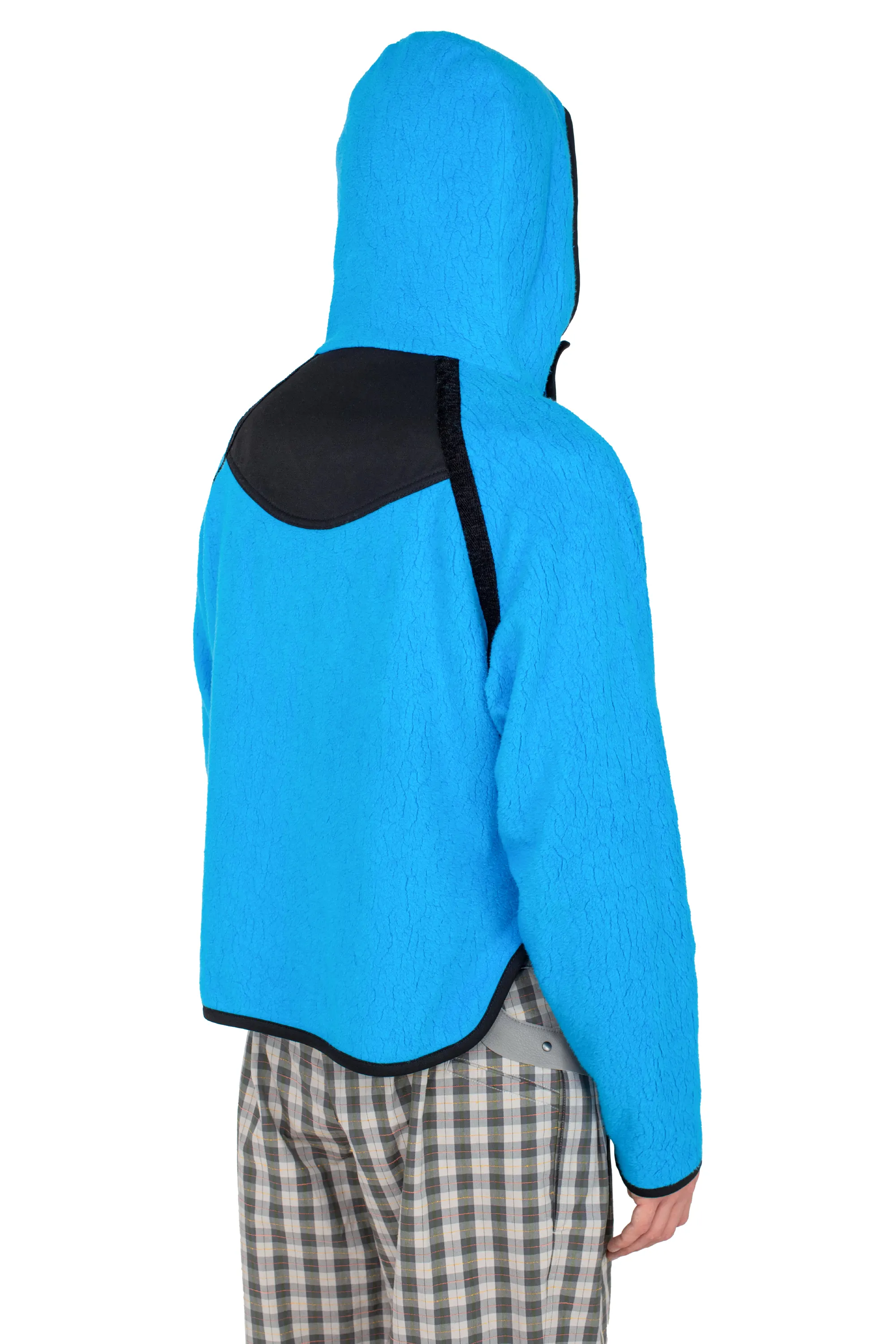 KIKO KOSTADINOV RICSI FLEECE HOODIE - STEEL BLUE