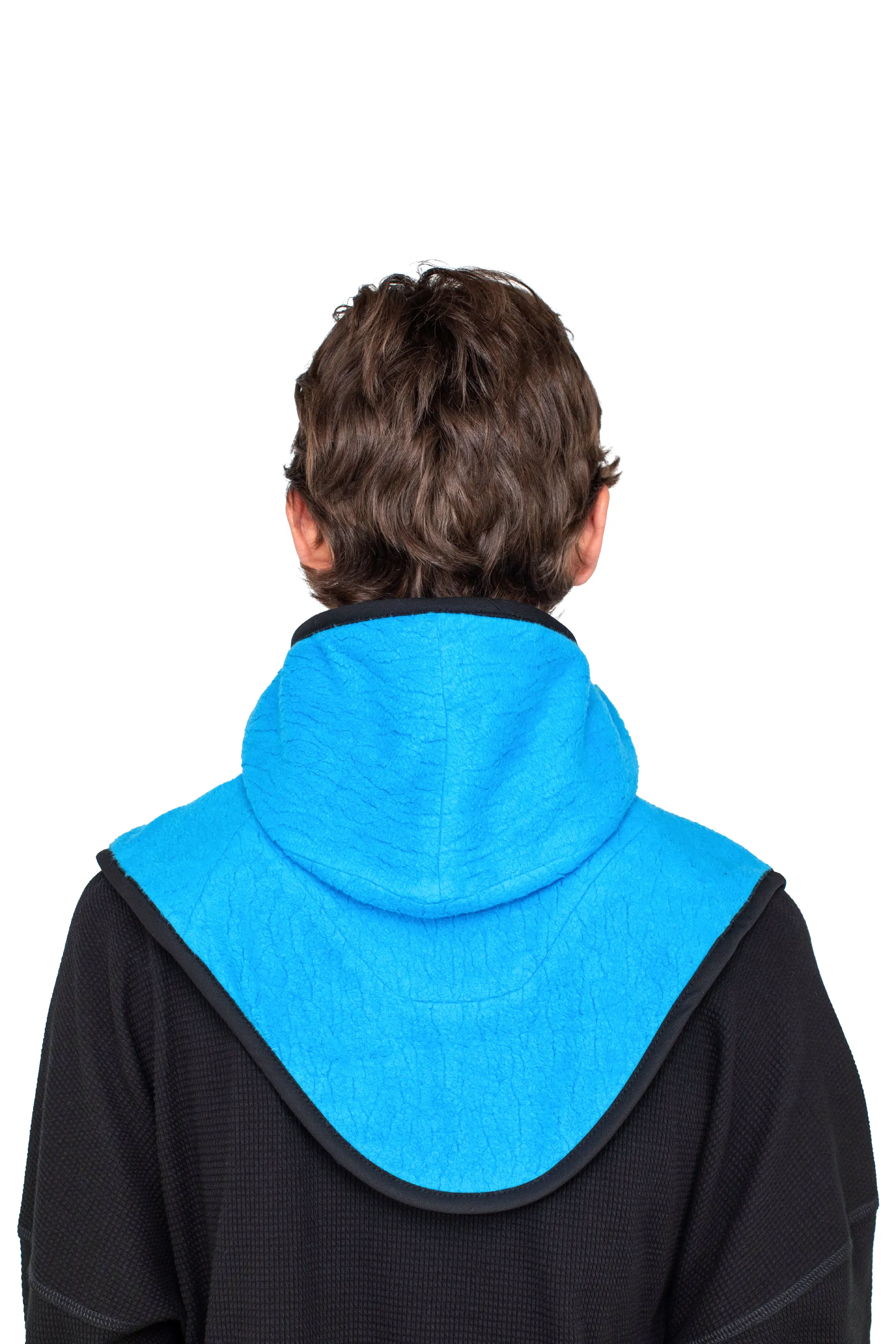 KIKO KOSTADINOV RICSI SHAGGY BALACLAVA - STEEL BLUE