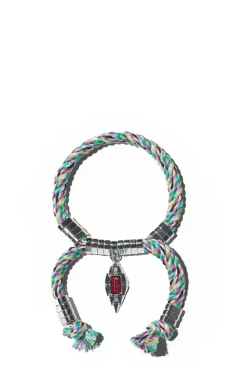 KIKO KOSTADINOV SABLE ARM STAYS - MULTICOLOUR RED & OCEAN BLUE