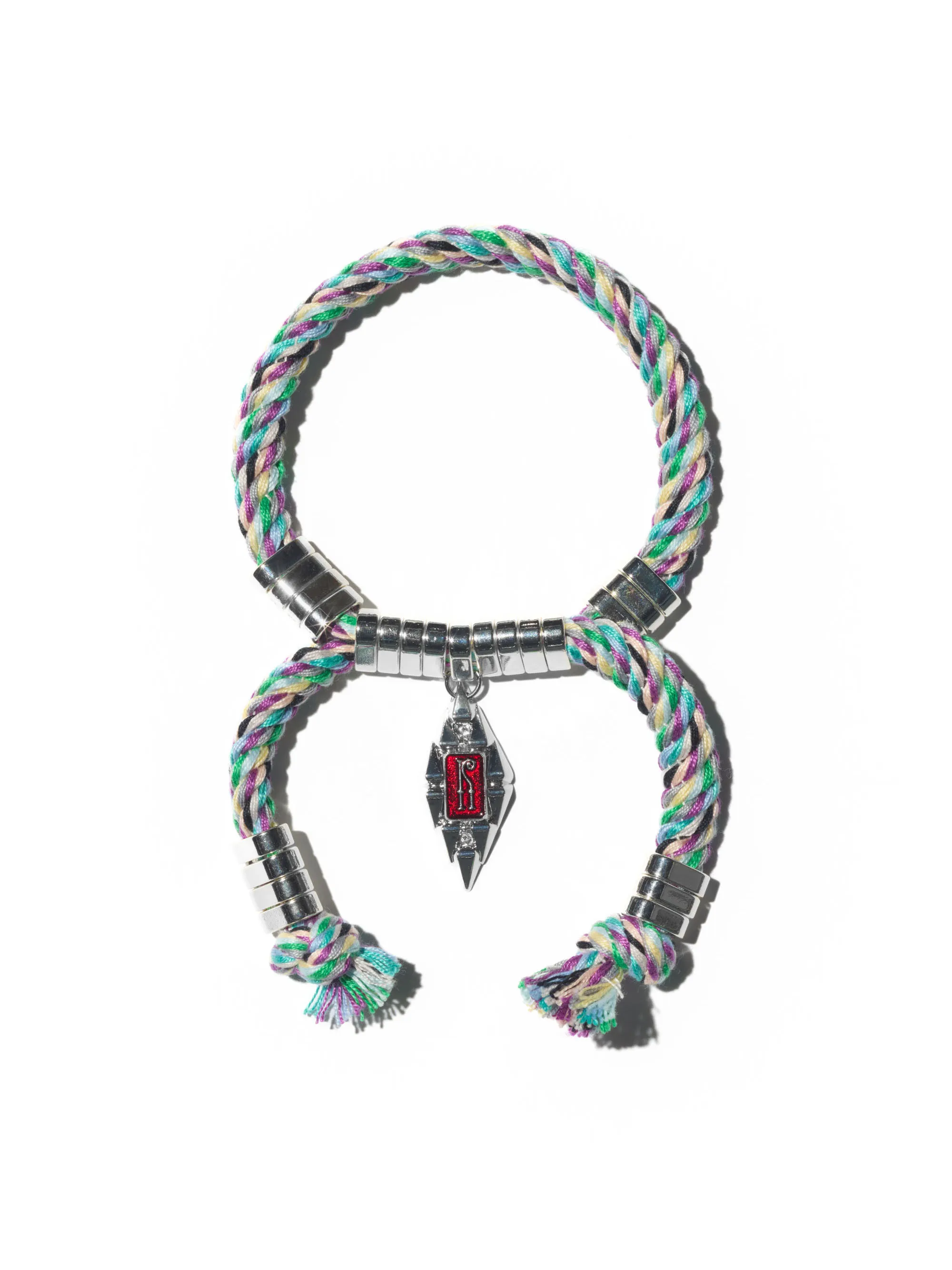 KIKO KOSTADINOV SABLE ARM STAYS - MULTICOLOUR RED & OCEAN BLUE