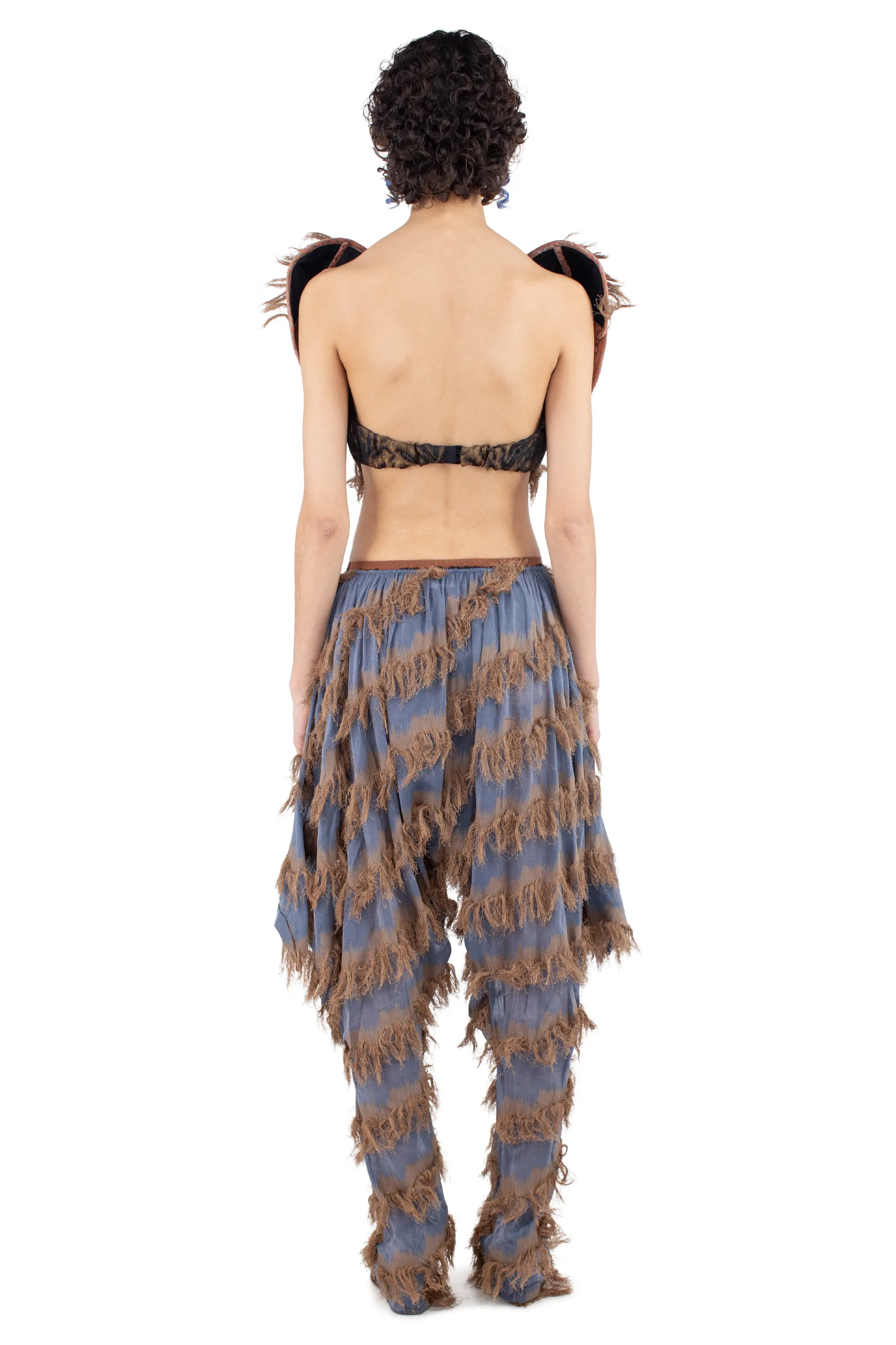 KIKO KOSTADINOV SALOME TROUSER - MARINER’S BLUE & SANDST