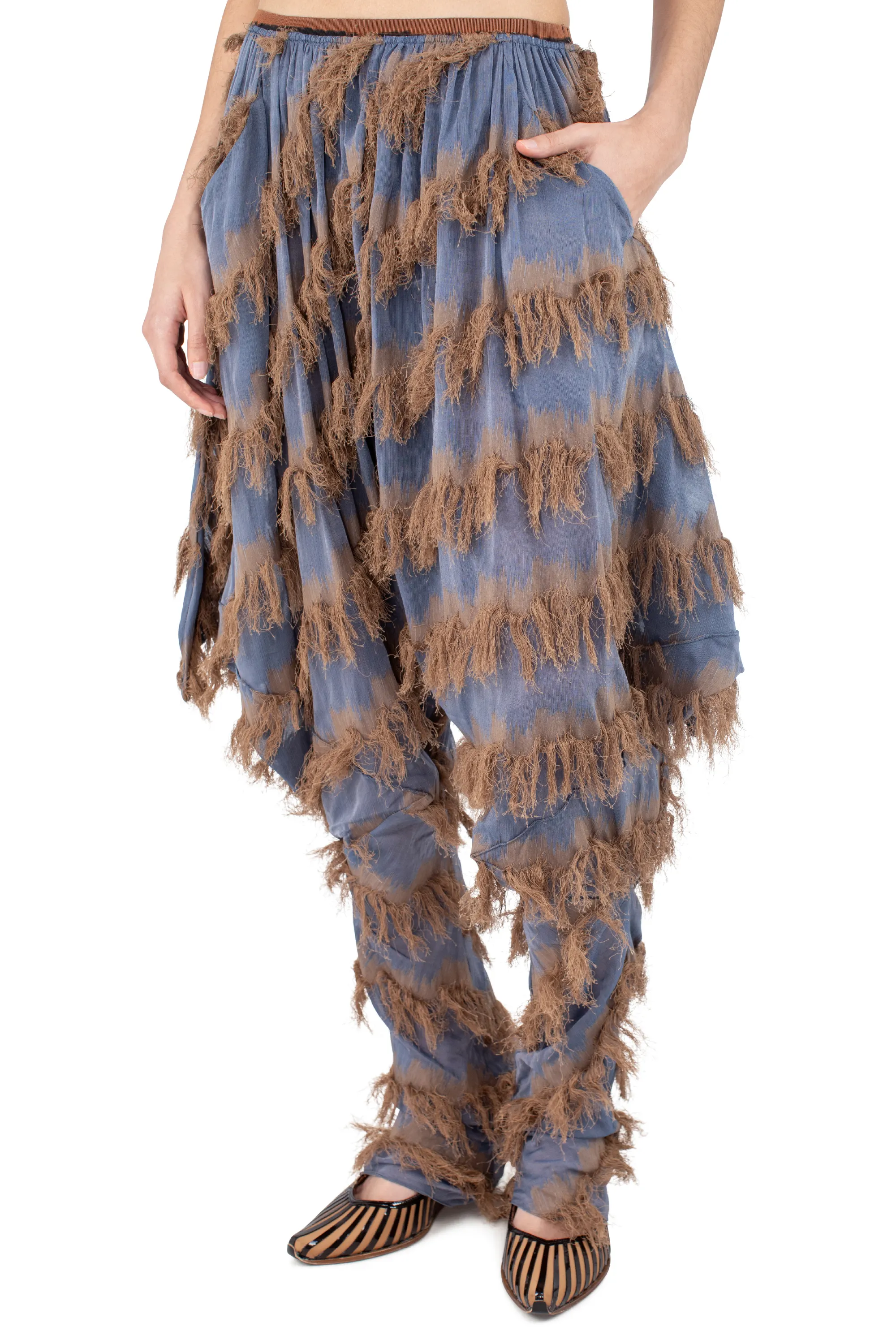 KIKO KOSTADINOV SALOME TROUSER - MARINER’S BLUE & SANDST