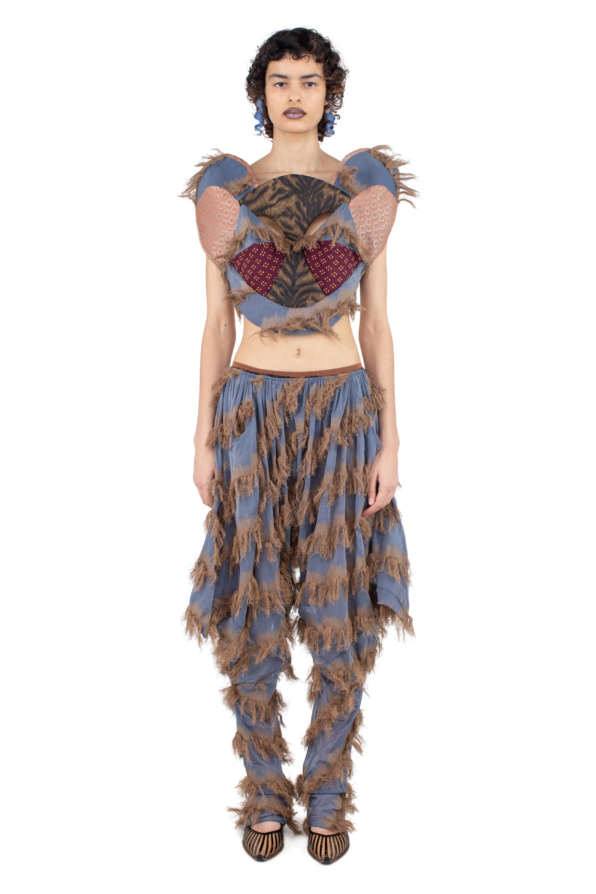 KIKO KOSTADINOV SALOME TROUSER - MARINER’S BLUE & SANDST