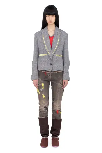 KIKO KOSTADINOV SENECA TAILORED JACKET - MONOCHROME GREY
