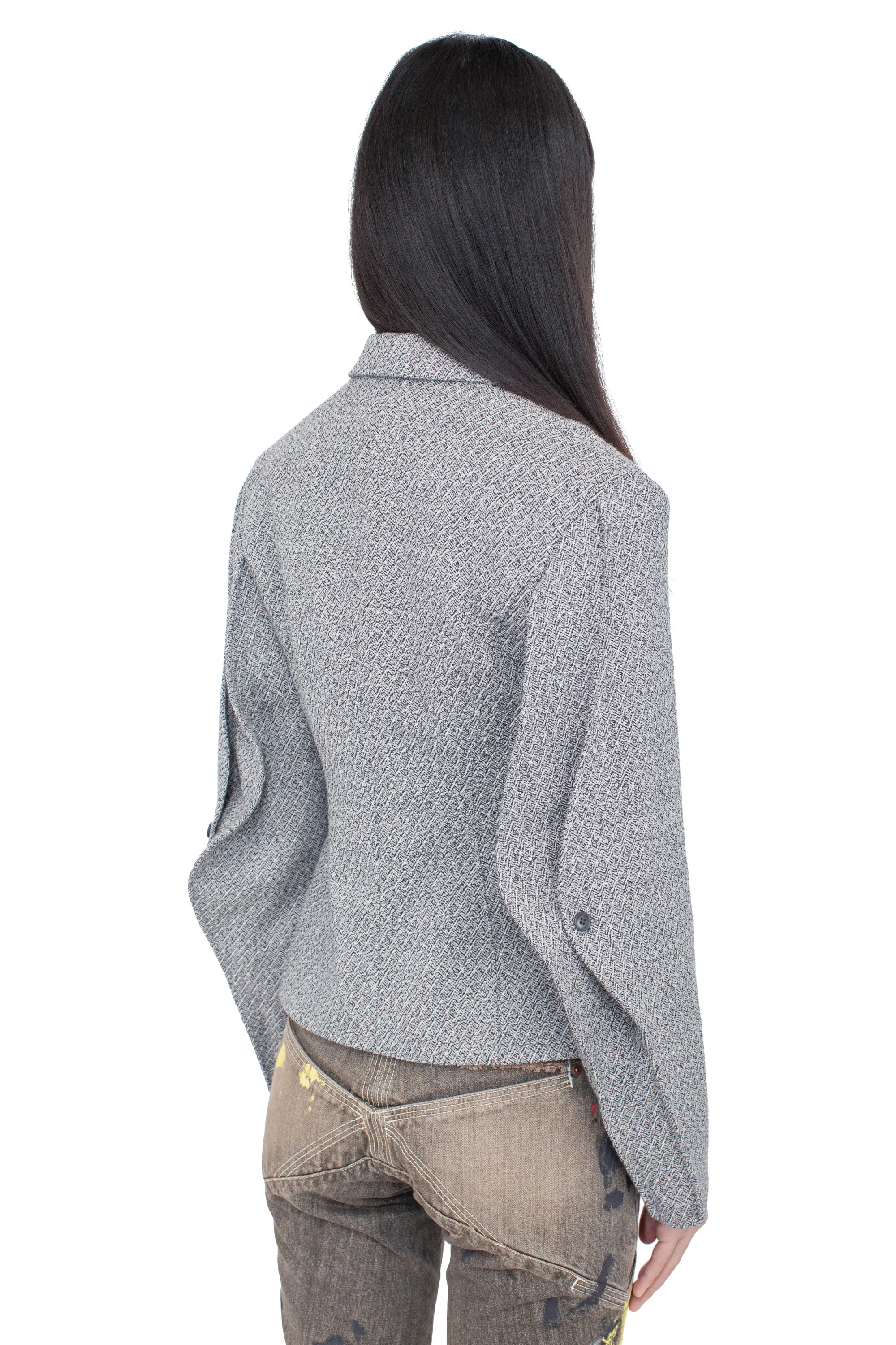 KIKO KOSTADINOV SENECA TAILORED JACKET - MONOCHROME GREY
