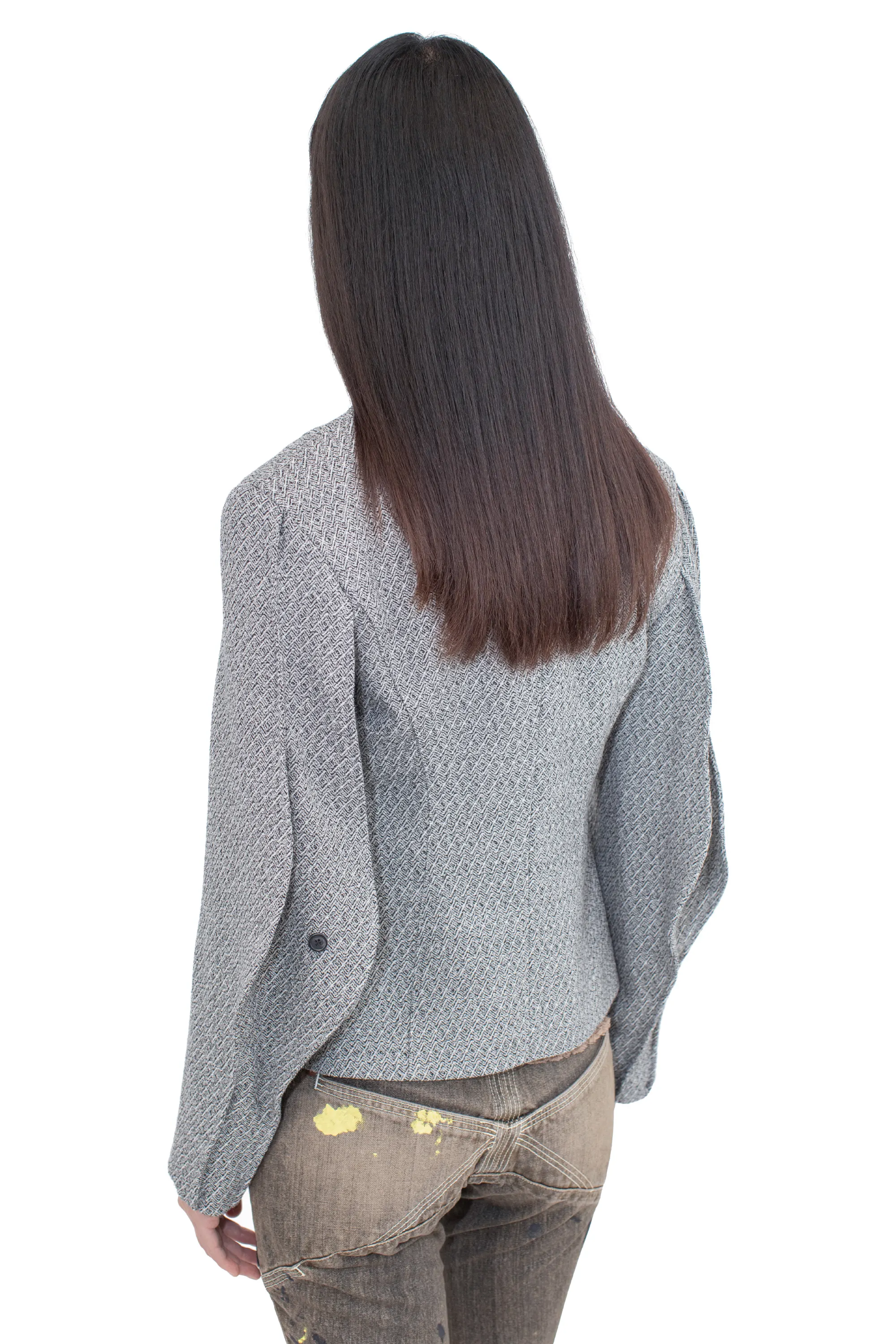 KIKO KOSTADINOV SENECA TAILORED JACKET - MONOCHROME GREY