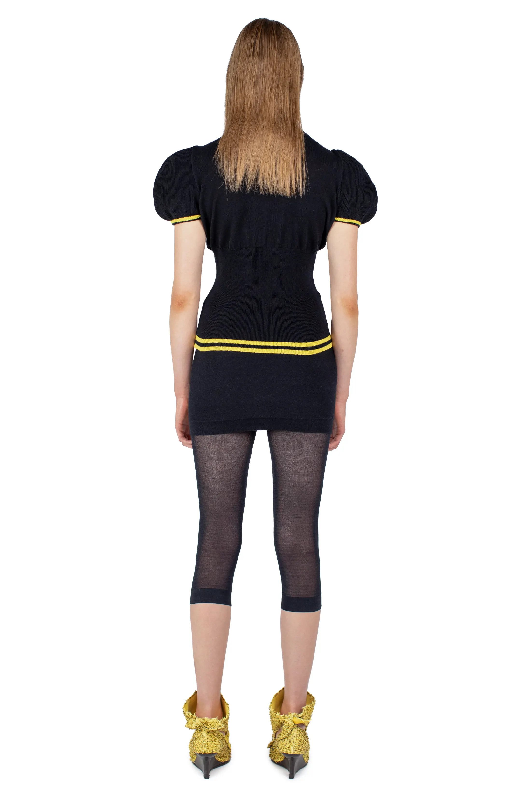 KIKO KOSTADINOV SIMONE KNIT TOP - INK BLACK