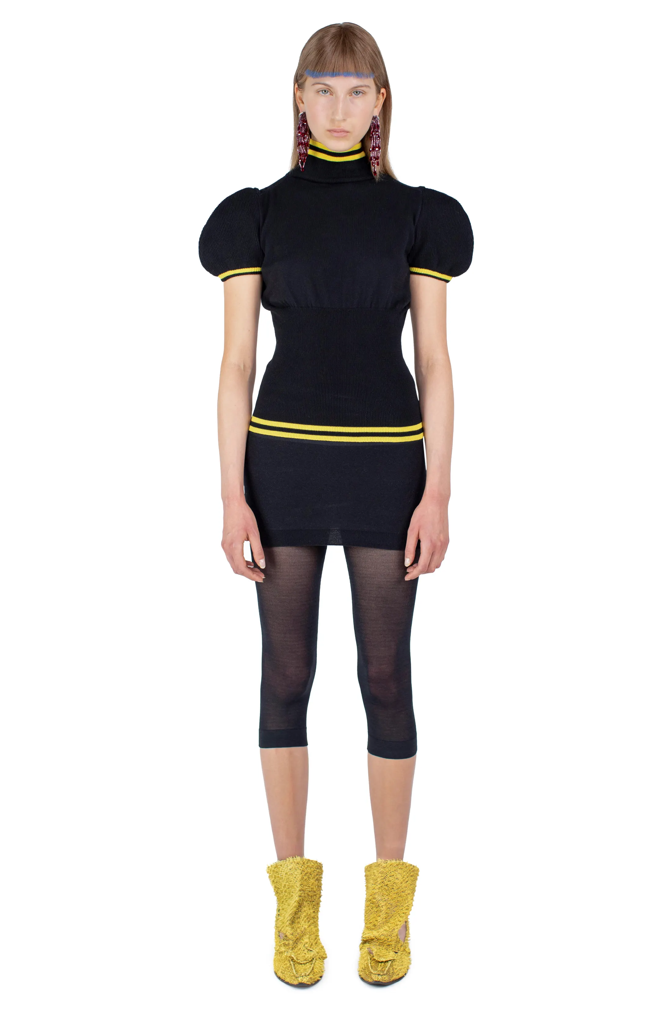 KIKO KOSTADINOV SIMONE KNIT TOP - INK BLACK