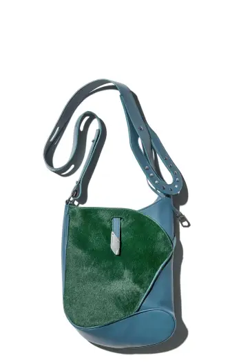 KIKO KOSTADINOV SLATINA BAG - BLUE/FOREST GREEN/BLK OBSIDIAN