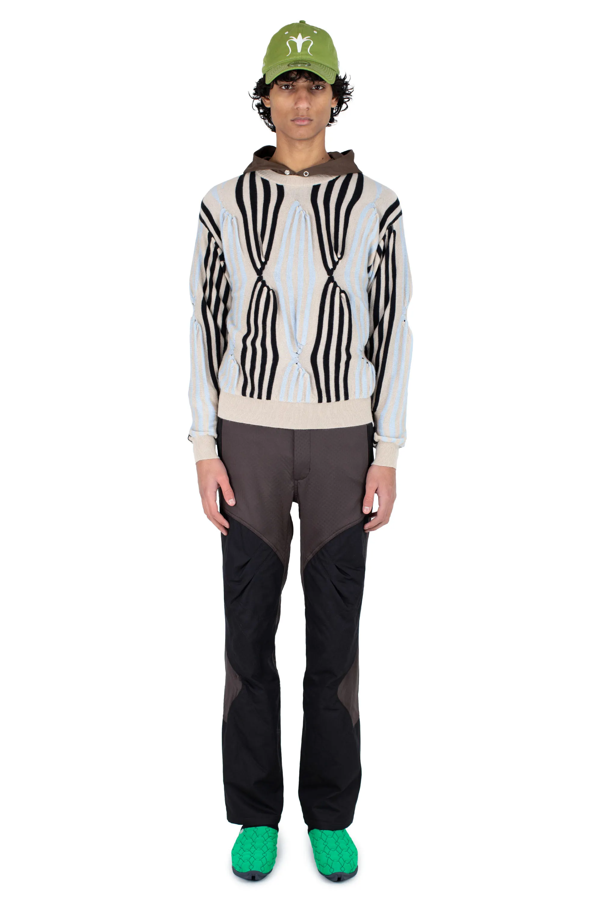 KIKO KOSTADINOV SOLIX JUMPER - BEIGE / BLACK / L BLUE